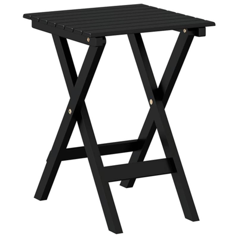 vidaXL Beistelltisch Klappbar Schwarz Massivholz Pappel 4008871 von VIDAXL