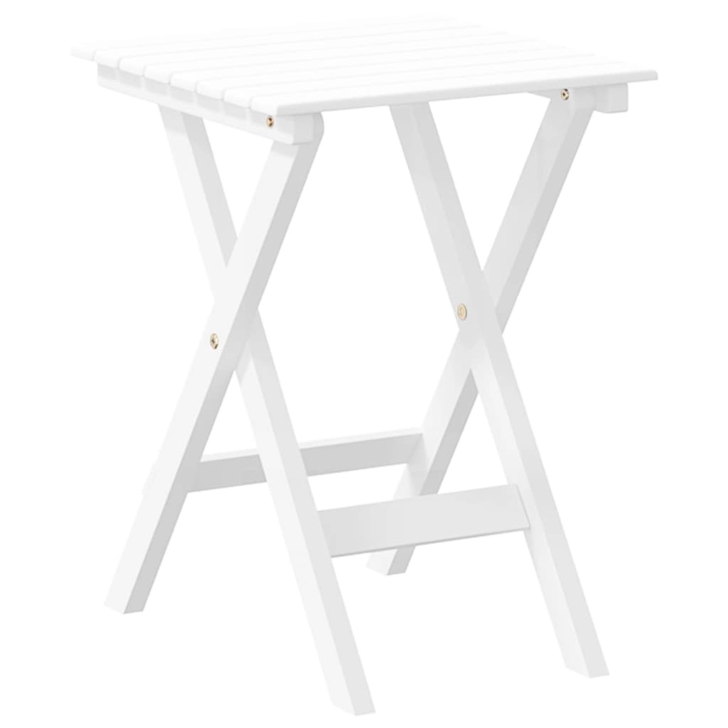 vidaXL Beistelltisch Klappbar Weiß Massivholz Pappel 4008873 vidaXL Beistelltisch Klappbar Weiß Massivholz Pappel 4008873 von VIDAXL