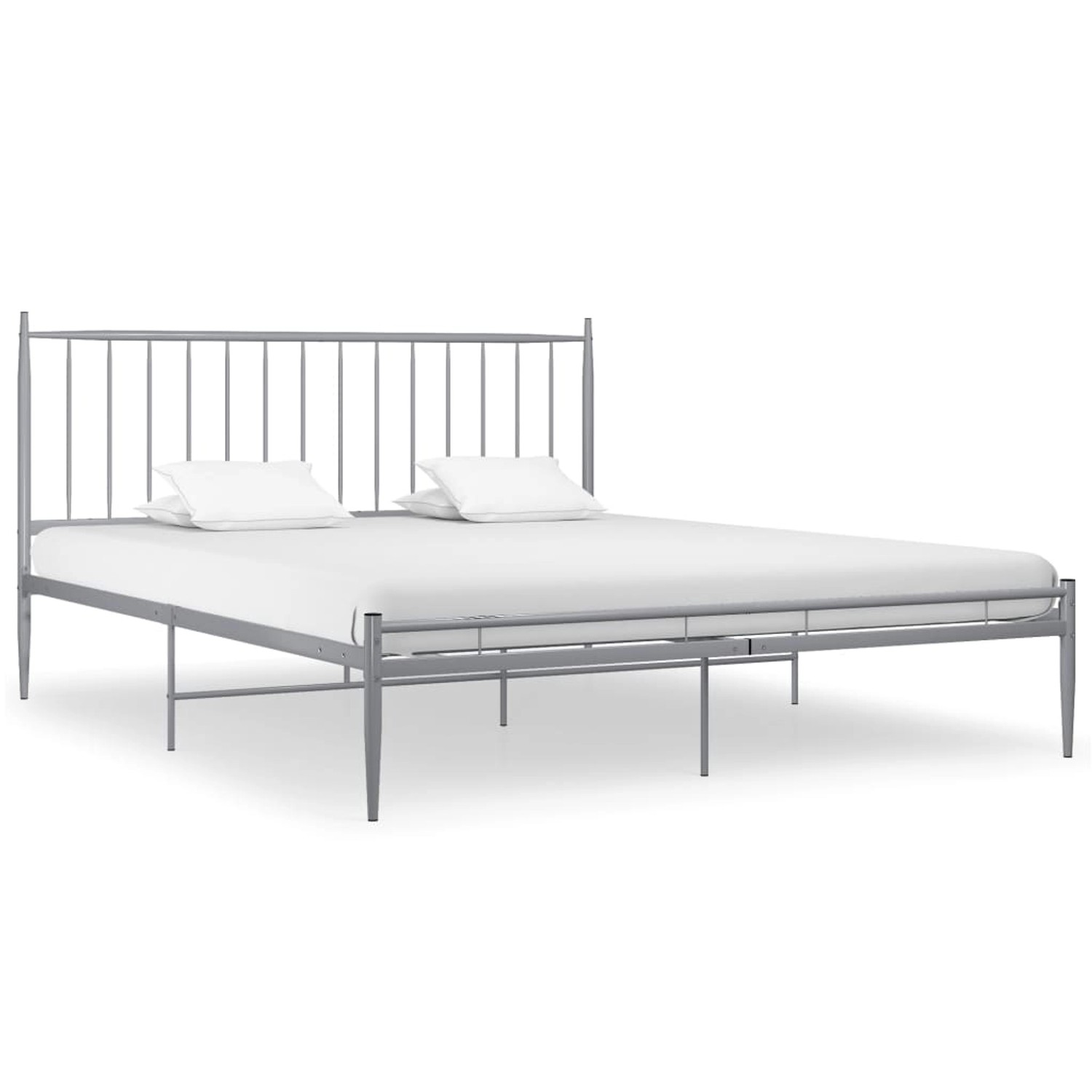 vidaXL Bett Grau Metall 140x200 cm Modell 3922505 vidaXL Bett Grau Metall 140x200 cm Modell 3922505 von VIDAXL
