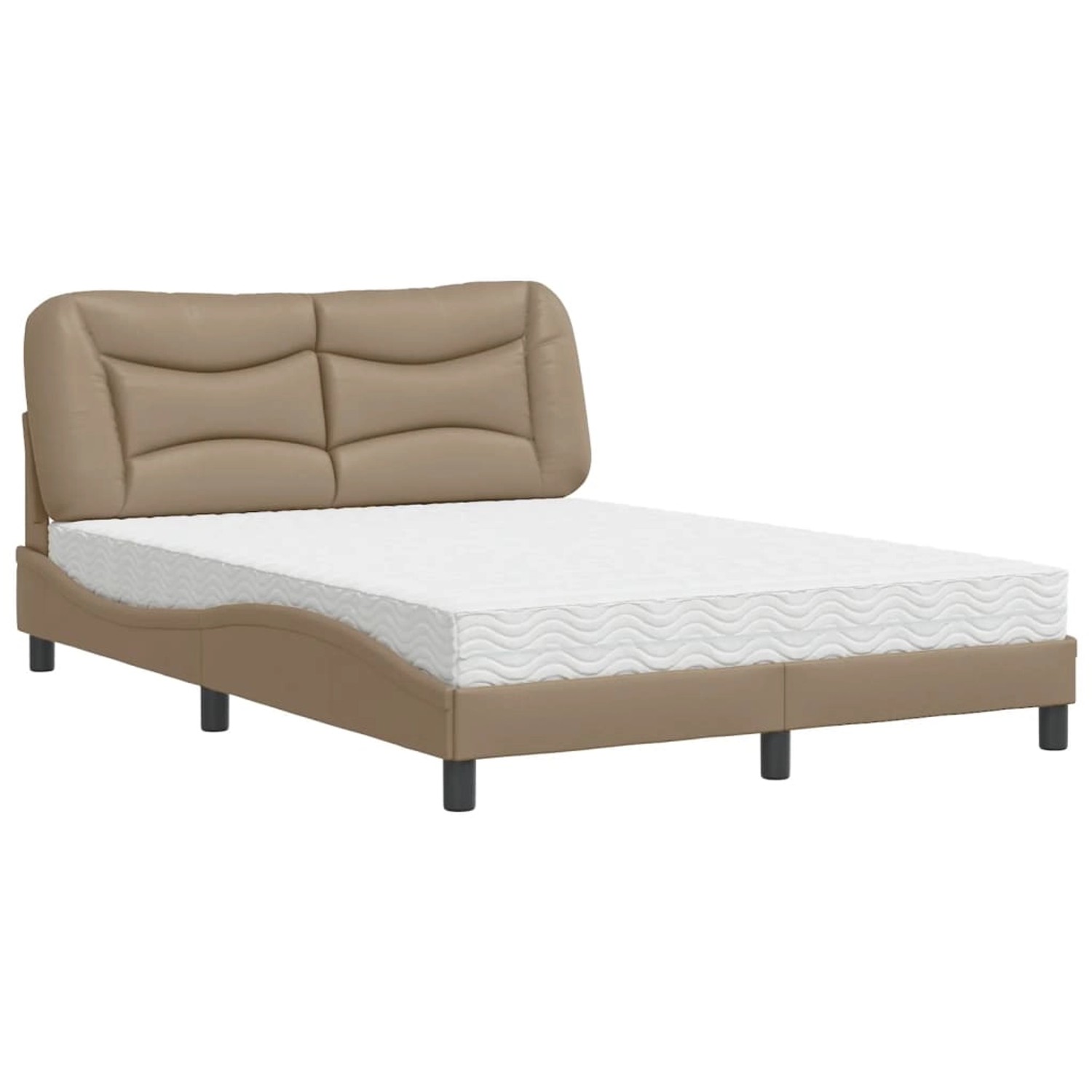 vidaXL Bett mit Matratze Cappuccino-Braun 140x200 cm Kunstleder Modell 12007634 vidaXL Bett mit Matratze Cappuccino-Braun 140x200 cm Kunstleder Modell 12007634 von VIDAXL