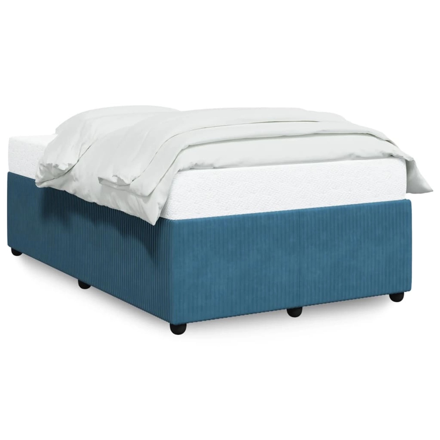 vidaXL Bettgestell Blau 120x200 cm Samt Modell 12102528 vidaXL Bettgestell Blau 120x200 cm Samt Modell 12102528 von VIDAXL