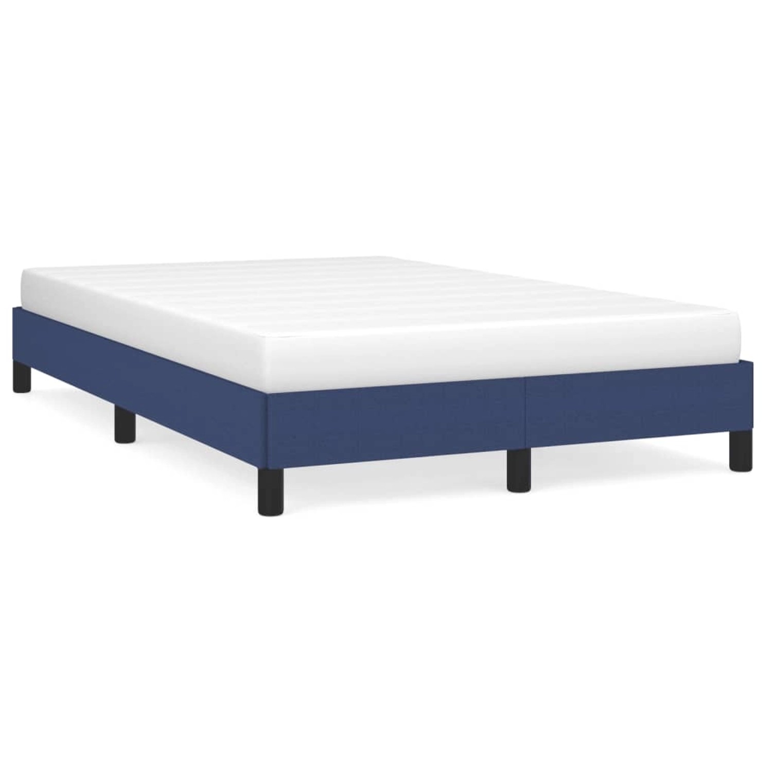 vidaXL Bettgestell Blau 120x200 cm Stoff Modell 11367976 vidaXL Bettgestell Blau 120x200 cm Stoff Modell 11367976 von VIDAXL
