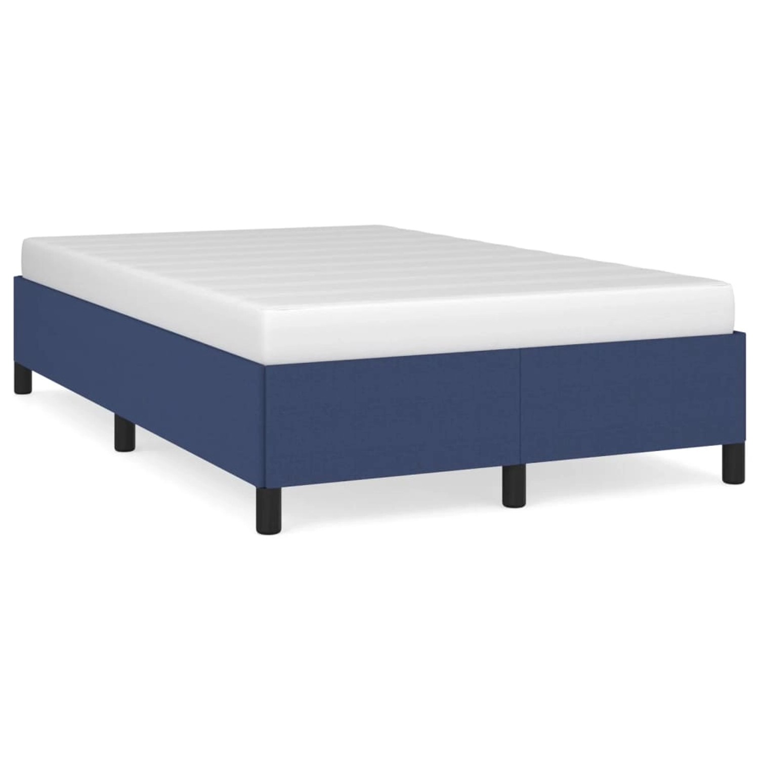 vidaXL Bettgestell Blau 120x200 cm Stoff Modell 21366908 vidaXL Bettgestell Blau 120x200 cm Stoff Modell 21366908 von VIDAXL