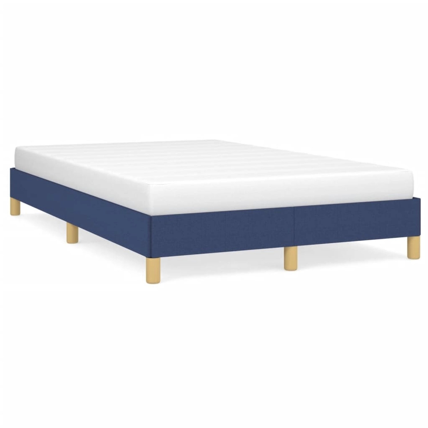 vidaXL Bettgestell Blau 120x200 cm Stoff Modell 31378464 vidaXL Bettgestell Blau 120x200 cm Stoff Modell 31378464 von VIDAXL