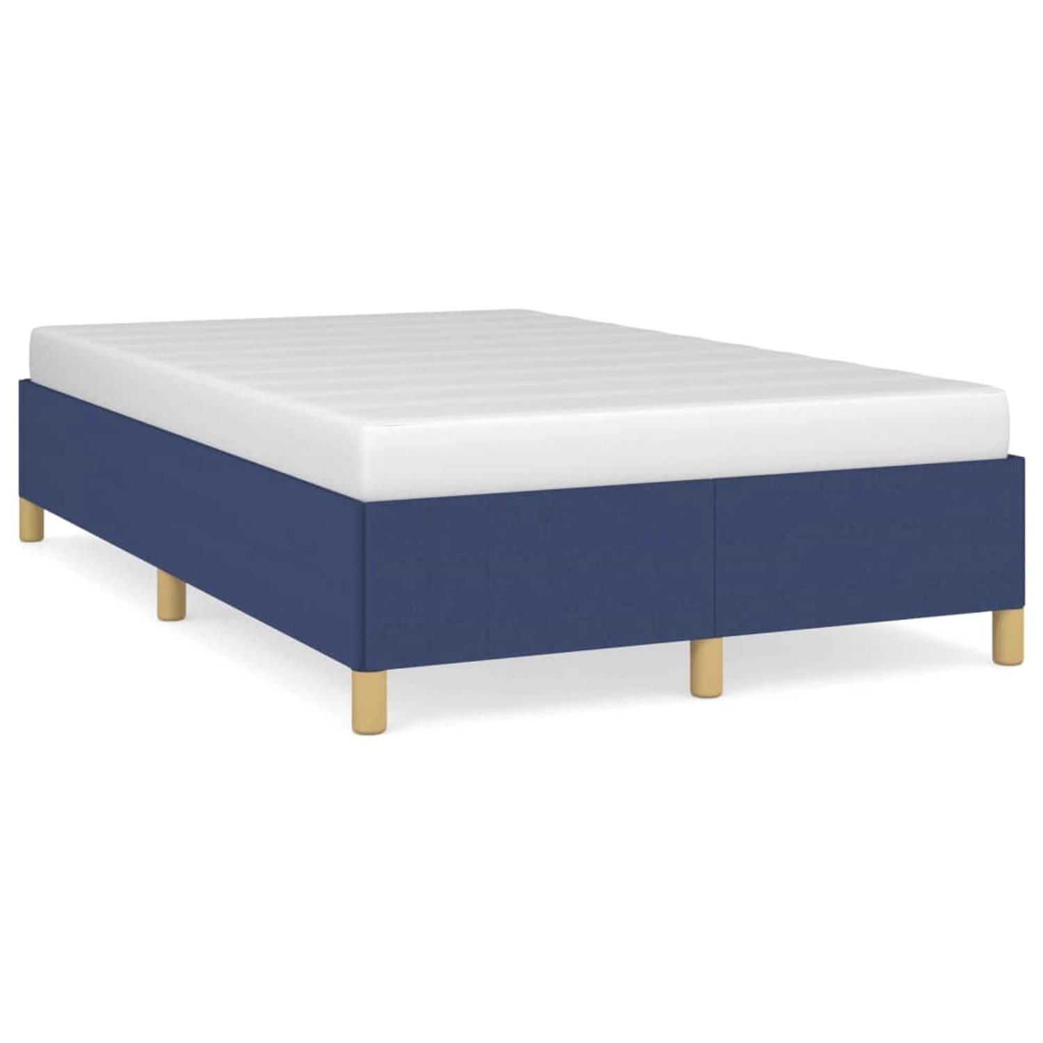 vidaXL Bettgestell Blau 120x200 cm Stoff Modell 41357473 vidaXL Bettgestell Blau 120x200 cm Stoff Modell 41357473 von VIDAXL