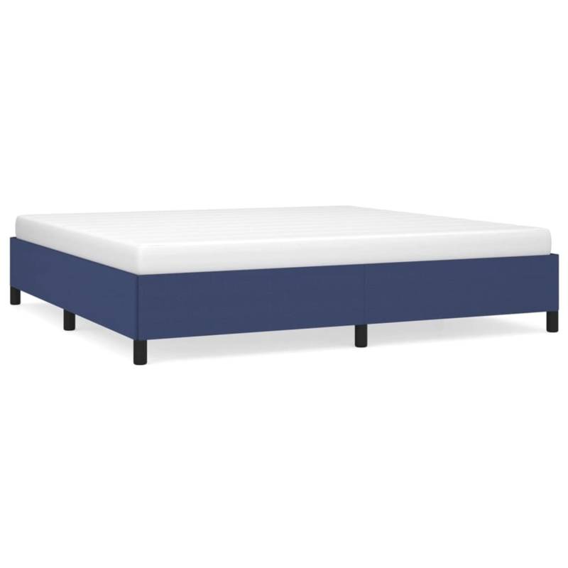 vidaXL Bettgestell Blau 200x200 cm Stoff Modell 41367769 von VIDAXL