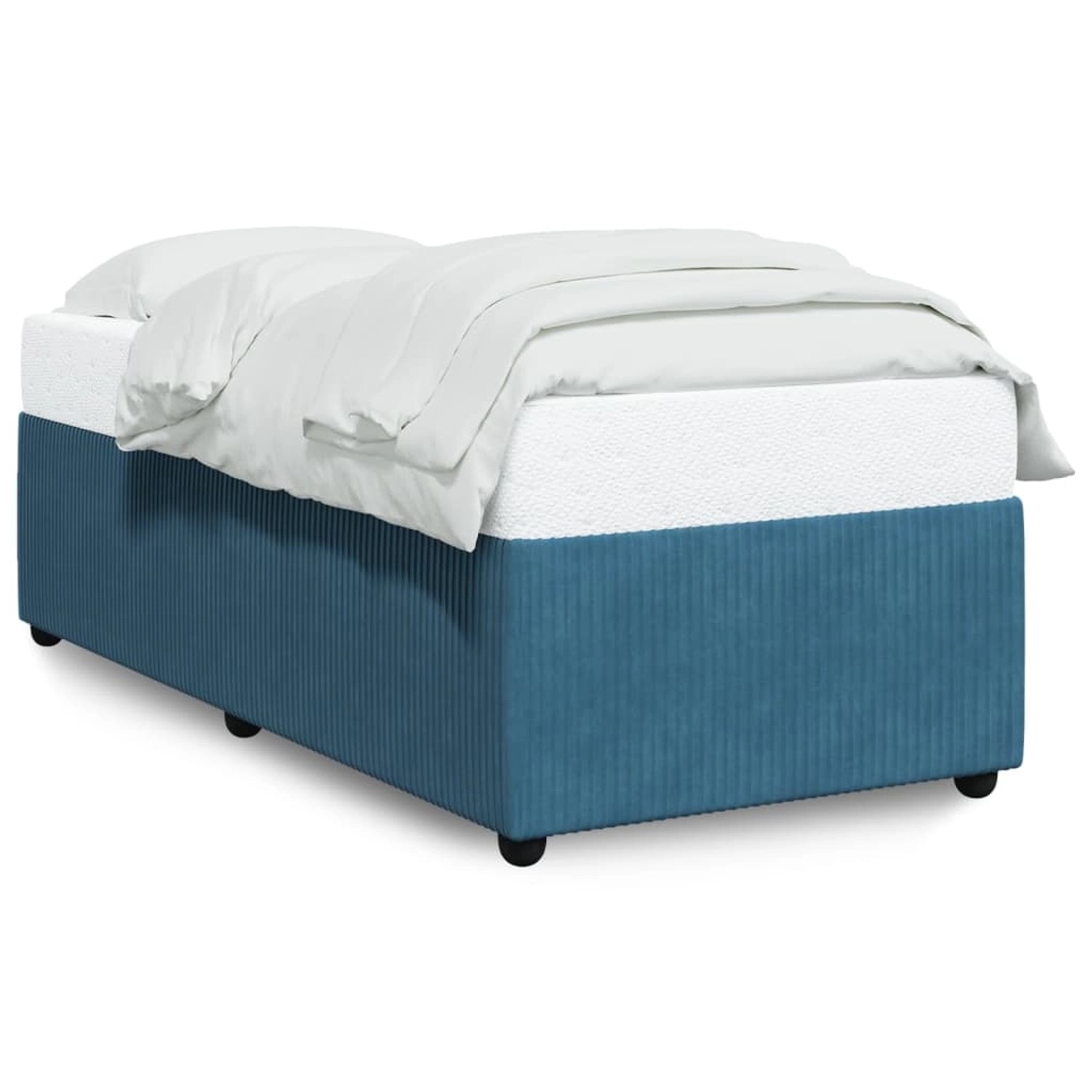 vidaXL Bettgestell Blau 80x200 cm Samt Modell 12098263 vidaXL Bettgestell Blau 80x200 cm Samt Modell 12098263 von VIDAXL