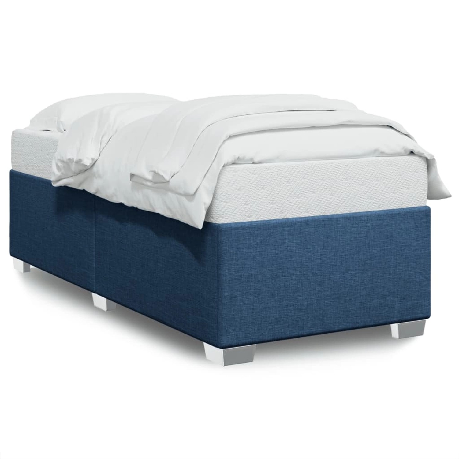 vidaXL Bettgestell Blau 90x200 cm Stoff Modell 52101084 vidaXL Bettgestell Blau 90x200 cm Stoff Modell 52101084 von VIDAXL
