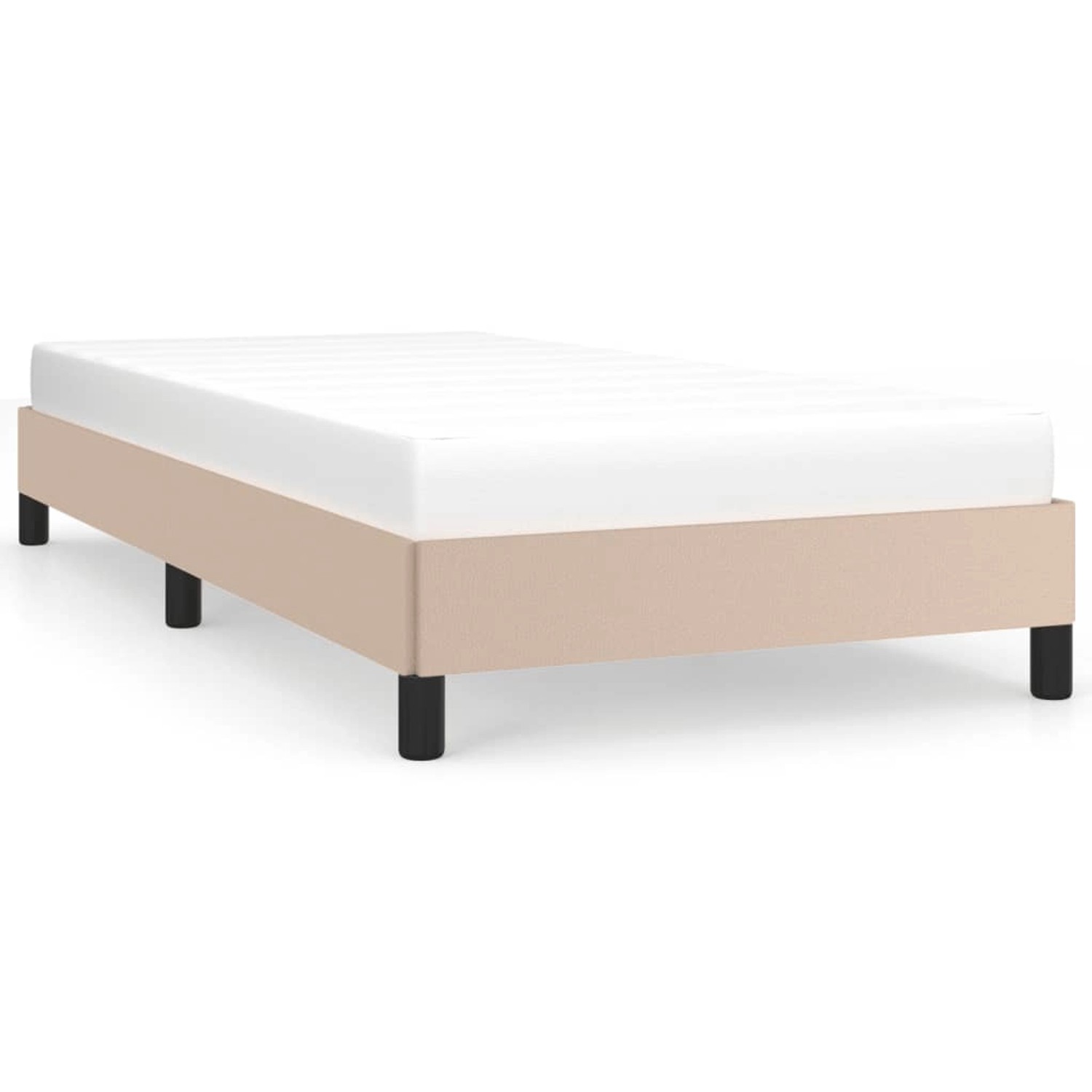 vidaXL Bettgestell Cappuccino-Braun 100x200 cm Kunstleder Modell 21397871 vidaXL Bettgestell Cappuccino-Braun 100x200 cm Kunstleder Modell 21397871 von VIDAXL