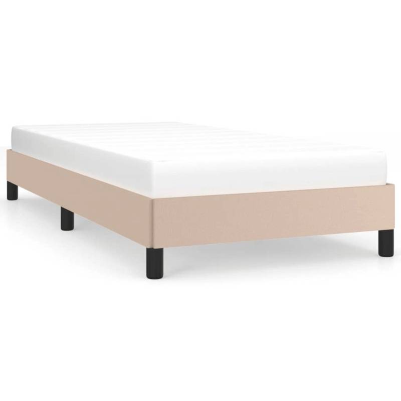 vidaXL Bettgestell Cappuccino-Braun 100x200 cm Kunstleder Modell 21397871 von VIDAXL