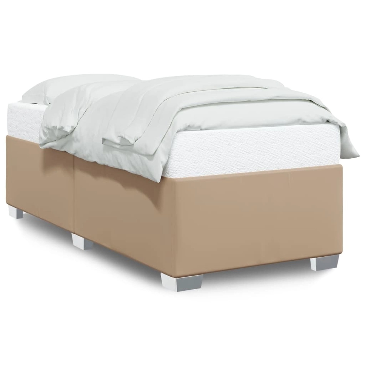 vidaXL Bettgestell Cappuccino-Braun 100x200 cm Kunstleder Modell 32104019 von VIDAXL