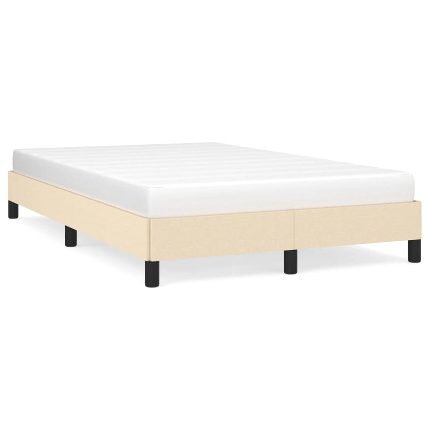 vidaXL Bettgestell Creme 120x200 cm Stoff Modell 11370822 vidaXL Bettgestell Creme 120x200 cm Stoff Modell 11370822 von VIDAXL