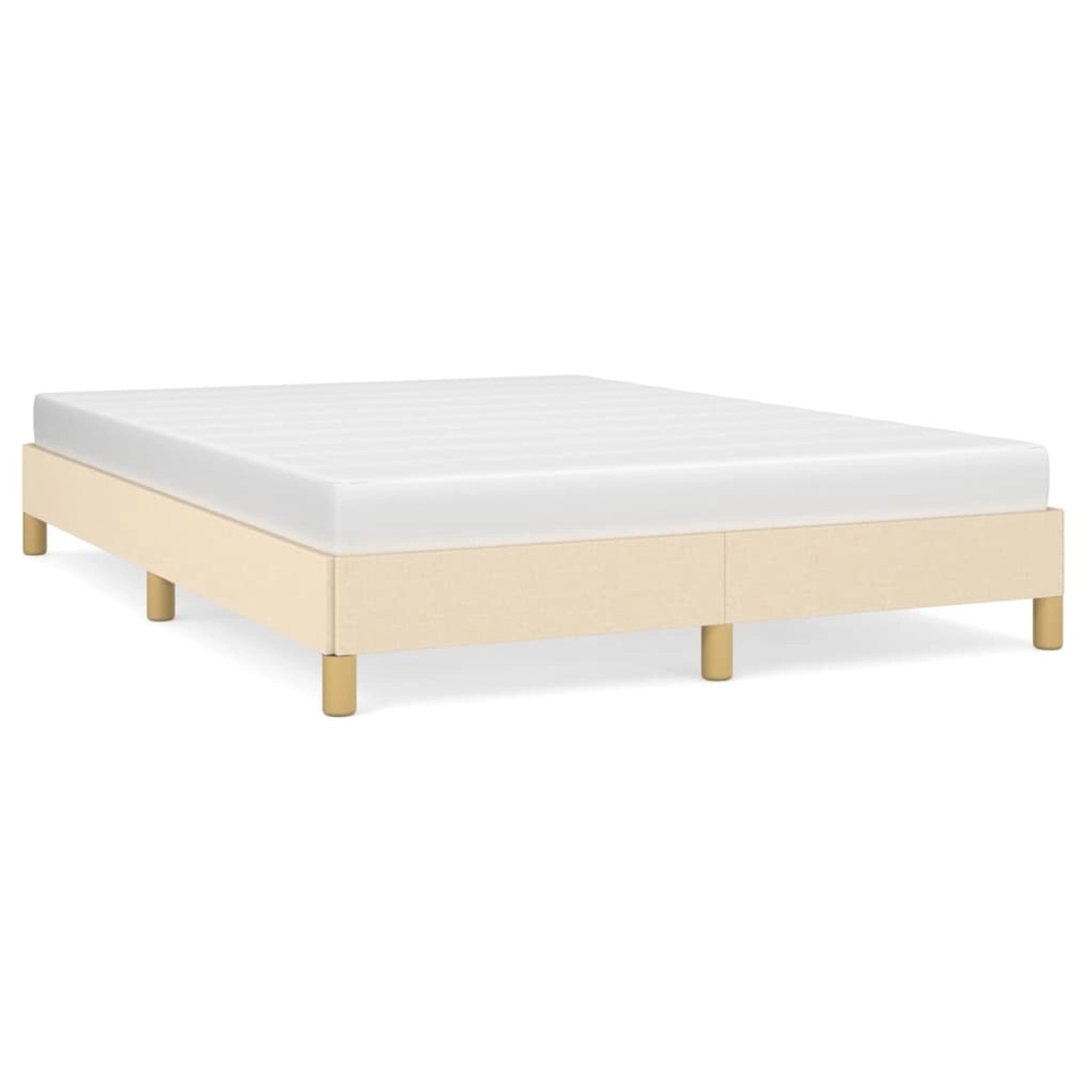 vidaXL Bettgestell Creme 140x190 cm Stoff Modell 11367671 vidaXL Bettgestell Creme 140x190 cm Stoff Modell 11367671 von VIDAXL