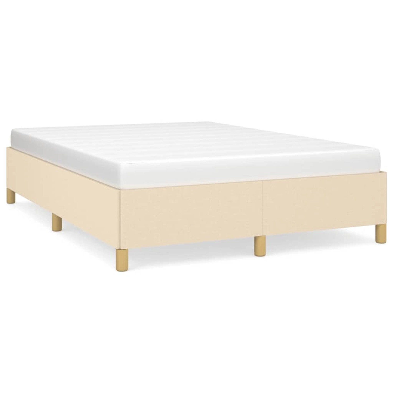 vidaXL Bettgestell Creme 140x200 cm Stoff Modell 41399611 vidaXL Bettgestell Creme 140x200 cm Stoff Modell 41399611 von VIDAXL