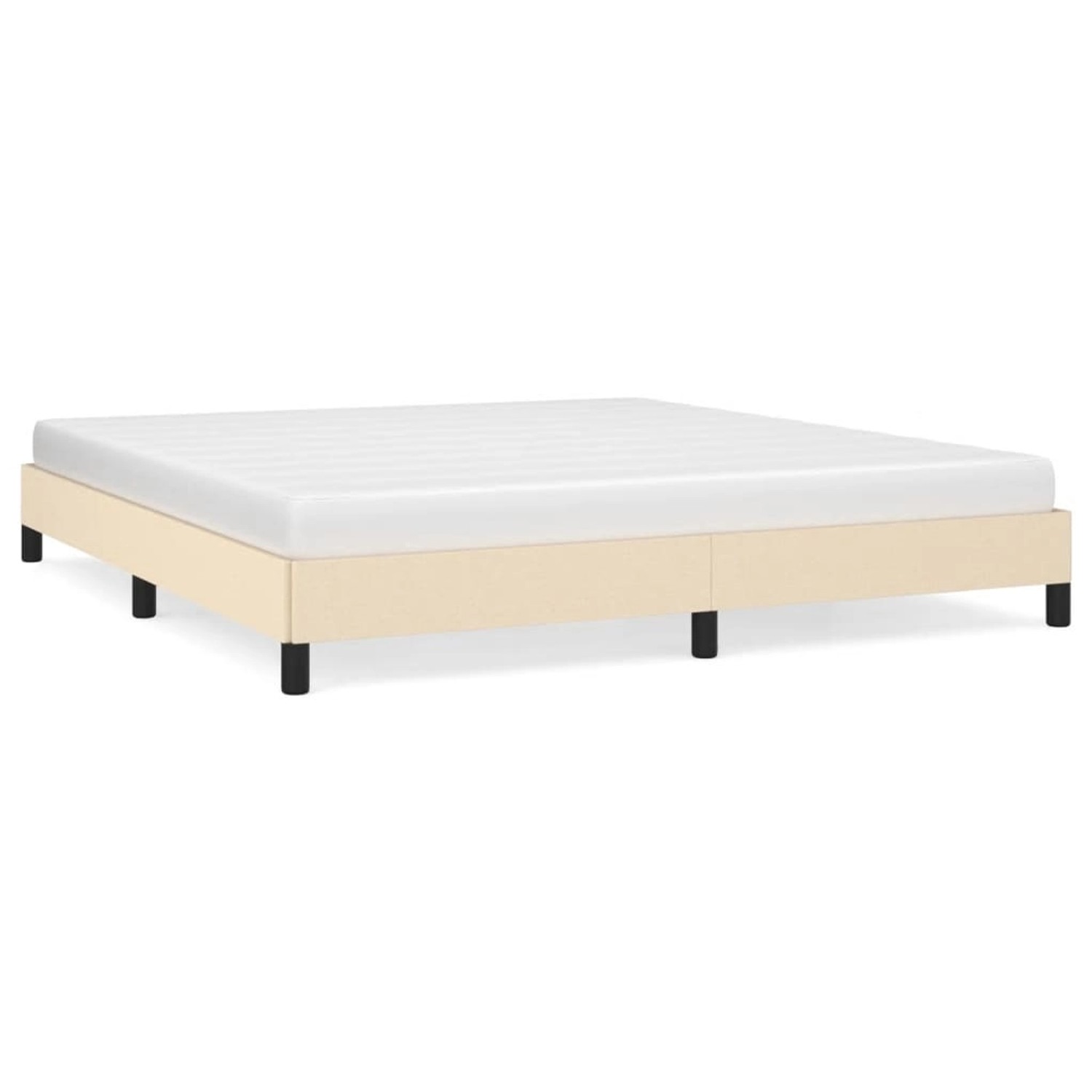 vidaXL Bettgestell Creme 160x200 cm Stoff Modell 41400173 vidaXL Bettgestell Creme 160x200 cm Stoff Modell 41400173 von VIDAXL