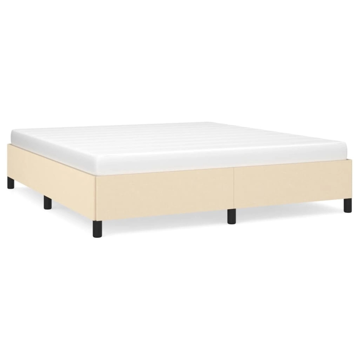 vidaXL Bettgestell Creme 180x200 cm Stoff Modell 41370696 vidaXL Bettgestell Creme 180x200 cm Stoff Modell 41370696 von VIDAXL