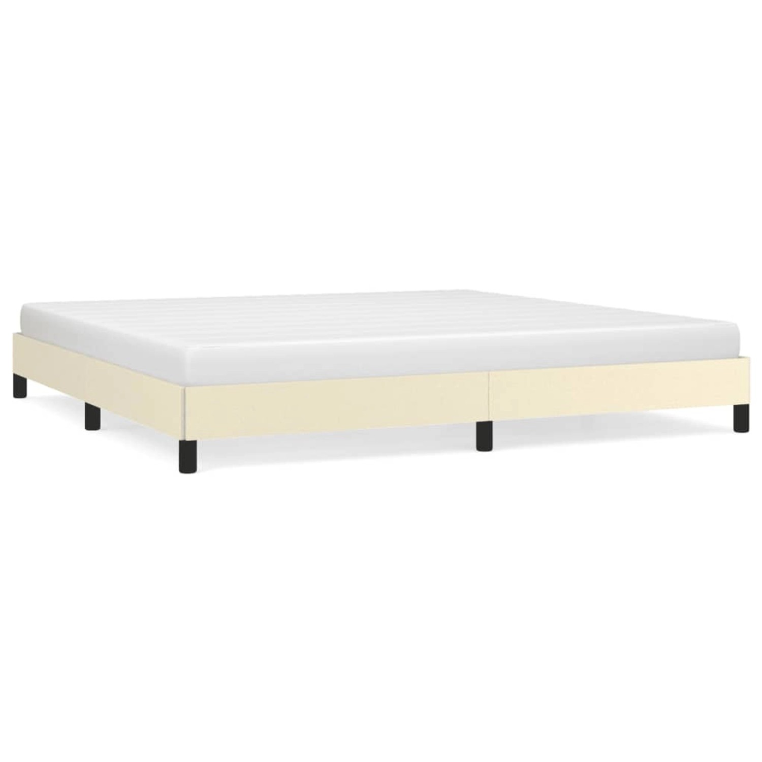 vidaXL Bettgestell Creme 200x200 cm Kunstleder1371042 vidaXL Bettgestell Creme 200x200 cm Kunstleder1371042 von VIDAXL