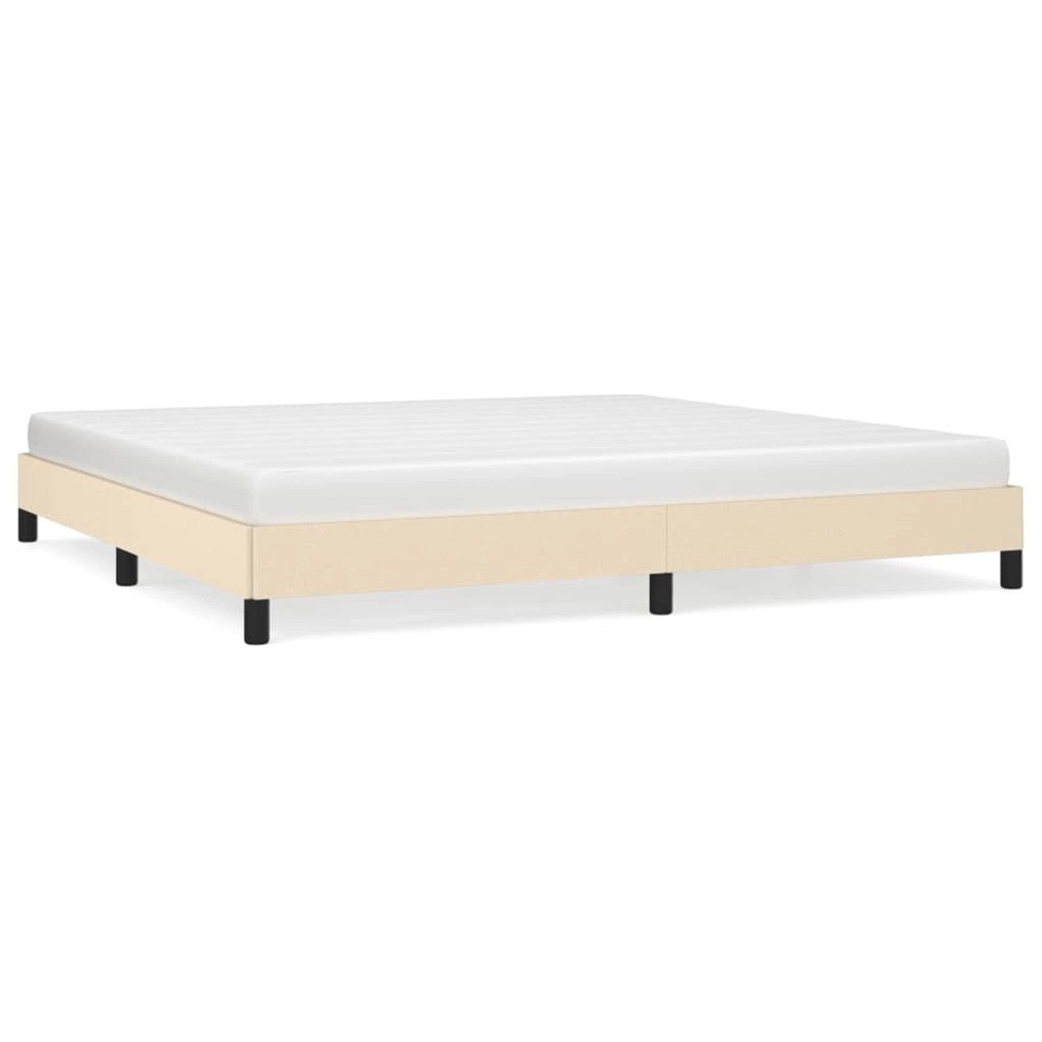 vidaXL Bettgestell Creme 200x200 cm Stoff Modell 41347255 vidaXL Bettgestell Creme 200x200 cm Stoff Modell 41347255 von VIDAXL