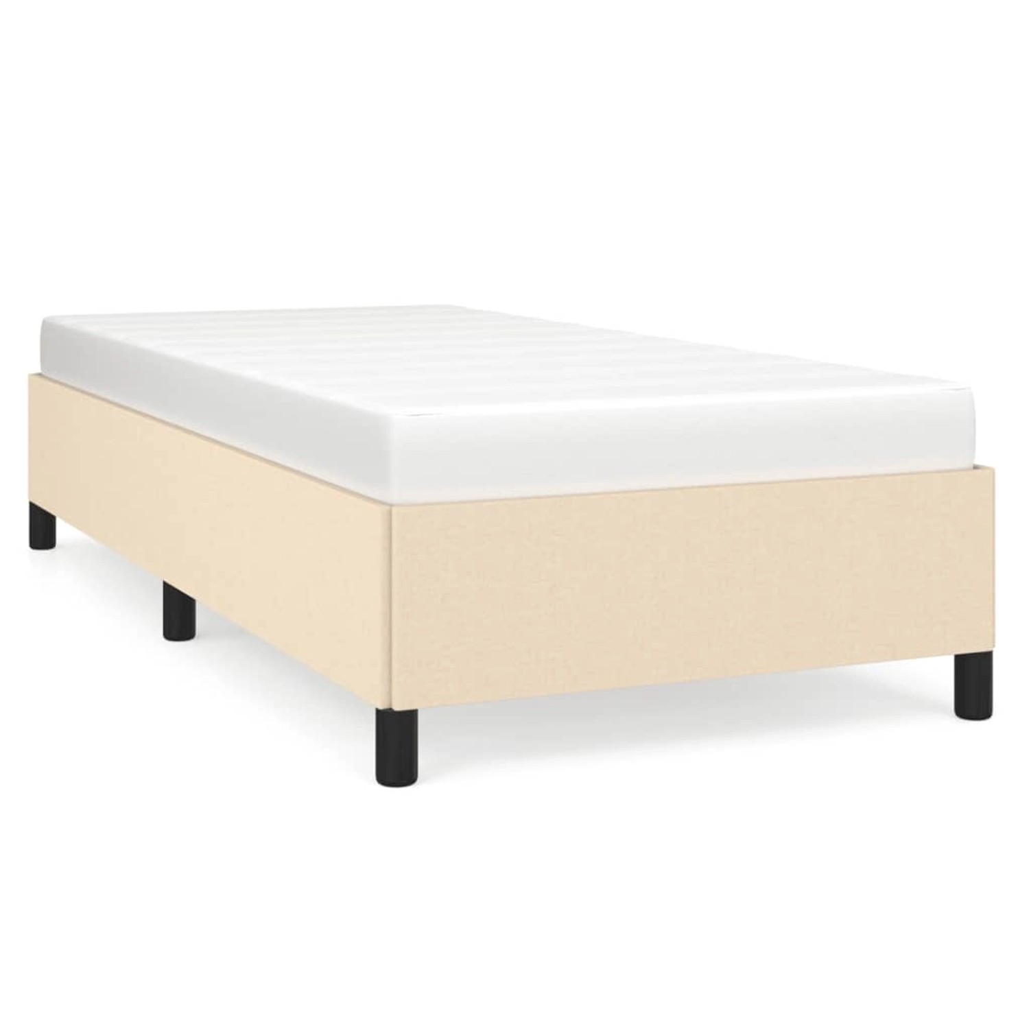 vidaXL Bettgestell Creme 80x200 cm Stoff Modell 31347582 vidaXL Bettgestell Creme 80x200 cm Stoff Modell 31347582 von VIDAXL