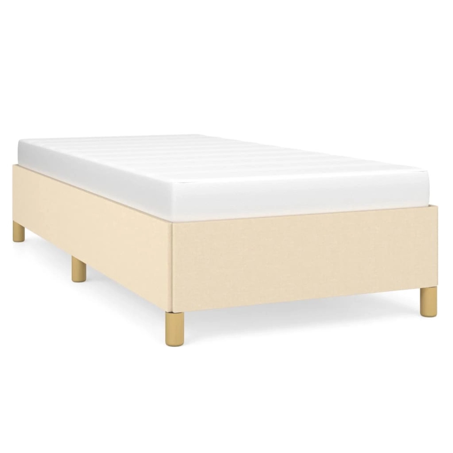 vidaXL Bettgestell Creme 80x200 cm Stoff Modell 41359393 vidaXL Bettgestell Creme 80x200 cm Stoff Modell 41359393 von VIDAXL