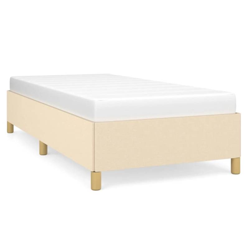 vidaXL Bettgestell Creme 80x200 cm Stoff Modell 41359393 von VIDAXL