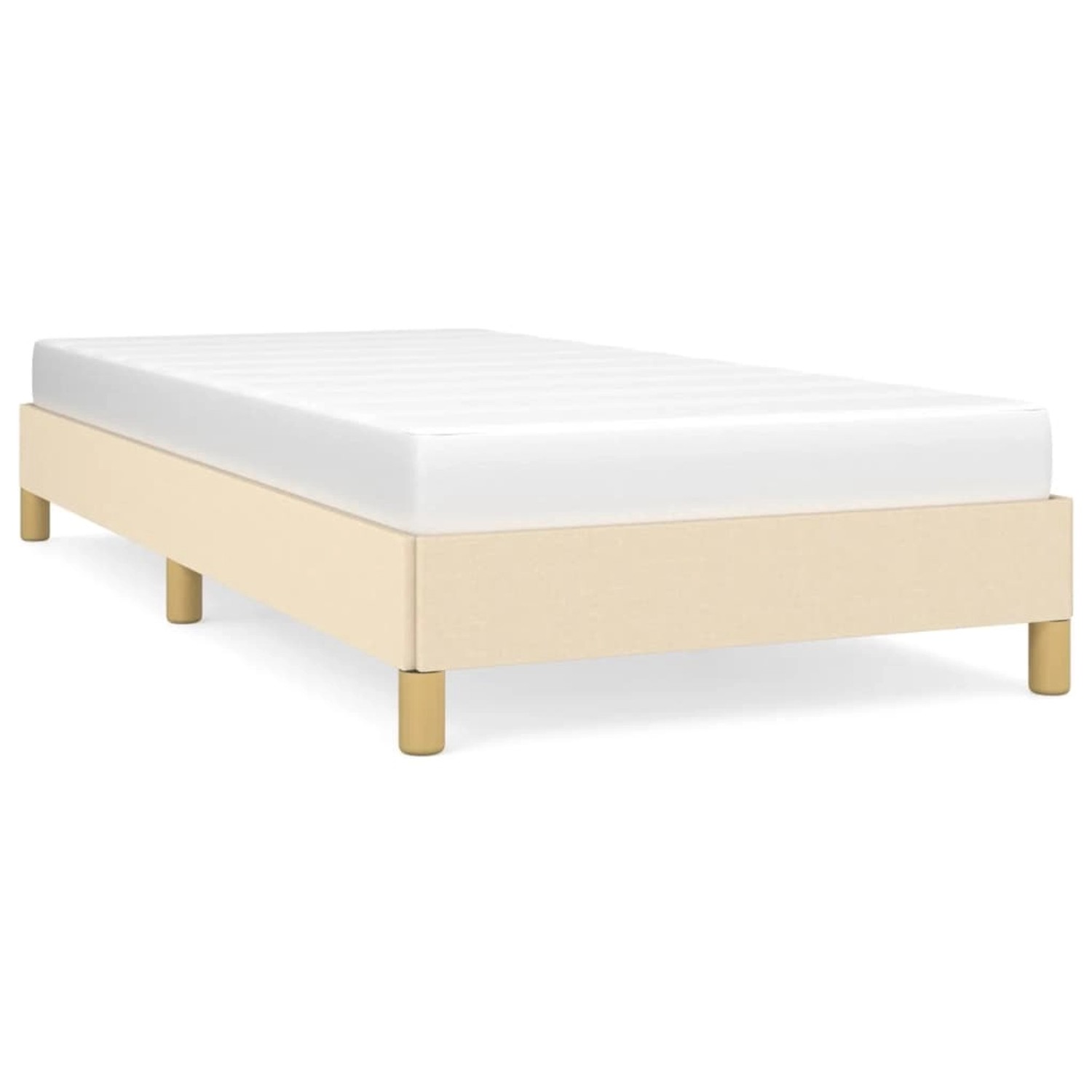 vidaXL Bettgestell Creme 90x200 cm Stoff Modell 11377839 vidaXL Bettgestell Creme 90x200 cm Stoff Modell 11377839 von VIDAXL