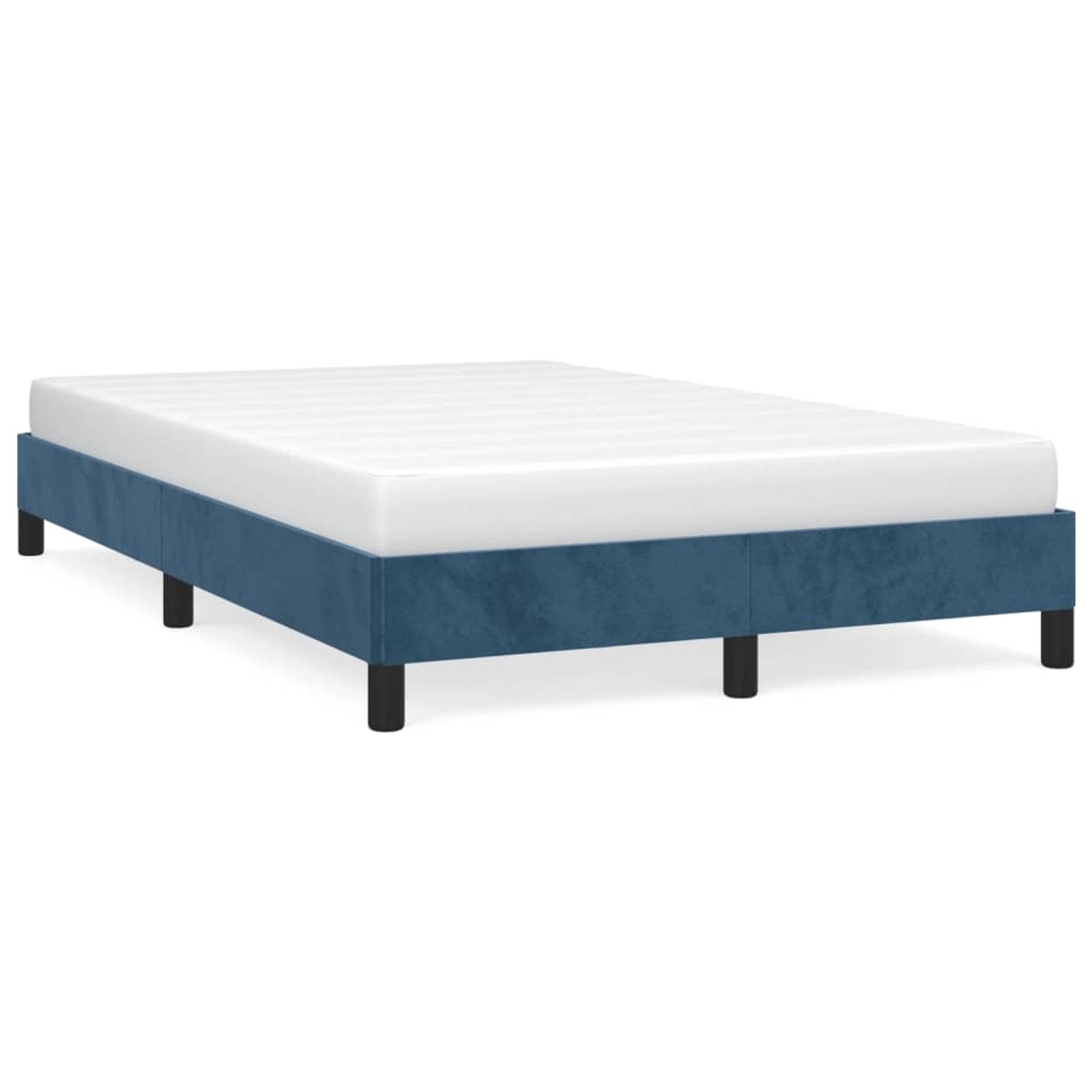 vidaXL Bettgestell Dunkelblau 120x200 cm Samt Modell 11371404 vidaXL Bettgestell Dunkelblau 120x200 cm Samt Modell 11371404 von VIDAXL