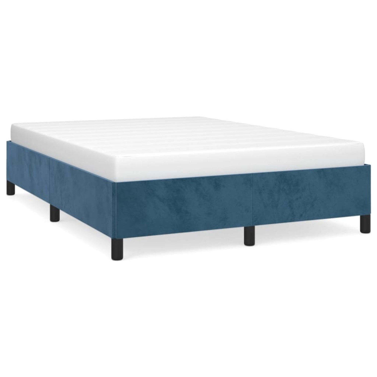vidaXL Bettgestell Dunkelblau 140x200 cm Samt1378947 vidaXL Bettgestell Dunkelblau 140x200 cm Samt1378947 von VIDAXL
