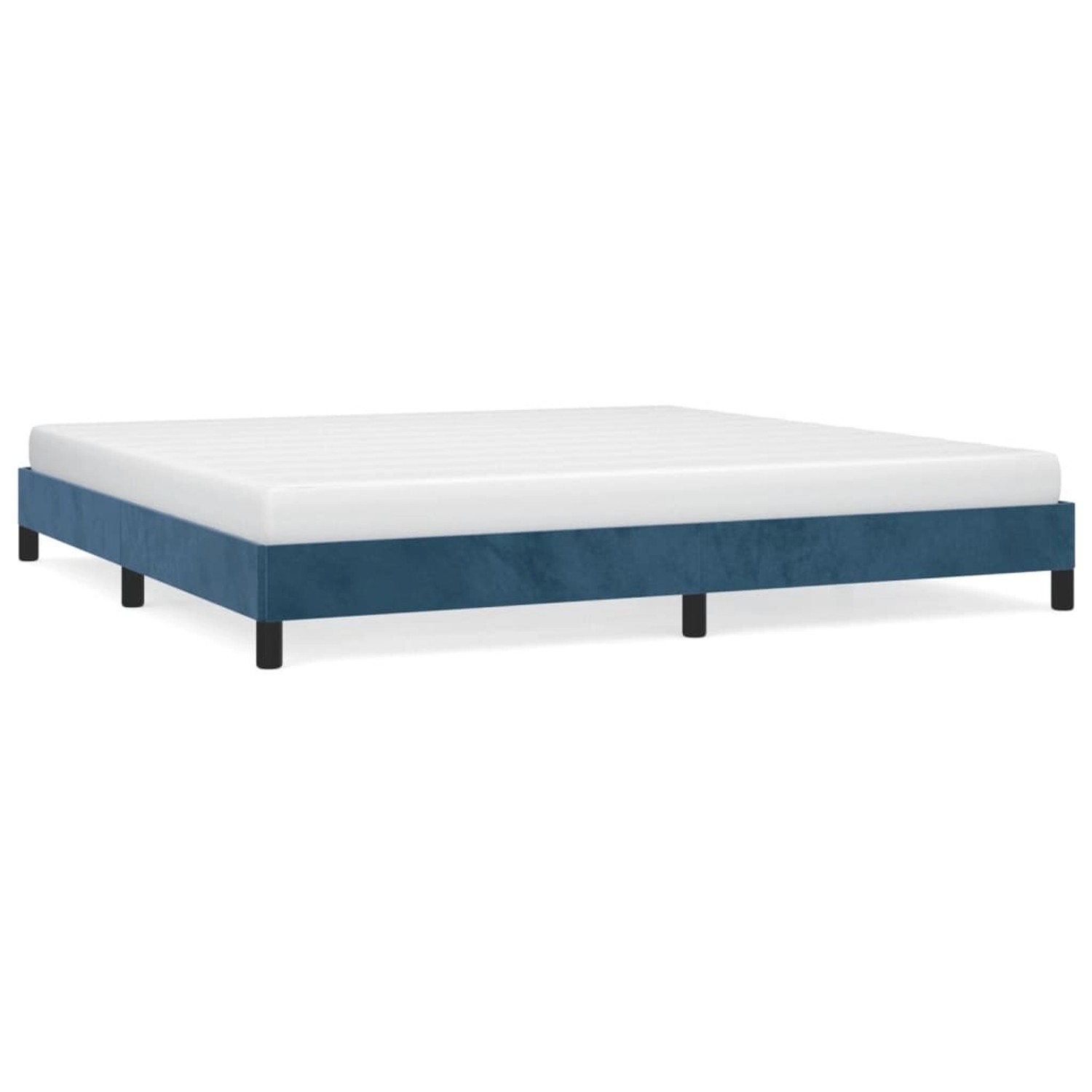 vidaXL Bettgestell Dunkelblau 200x200 cm Samt Modell 11347663 vidaXL Bettgestell Dunkelblau 200x200 cm Samt Modell 11347663 von VIDAXL