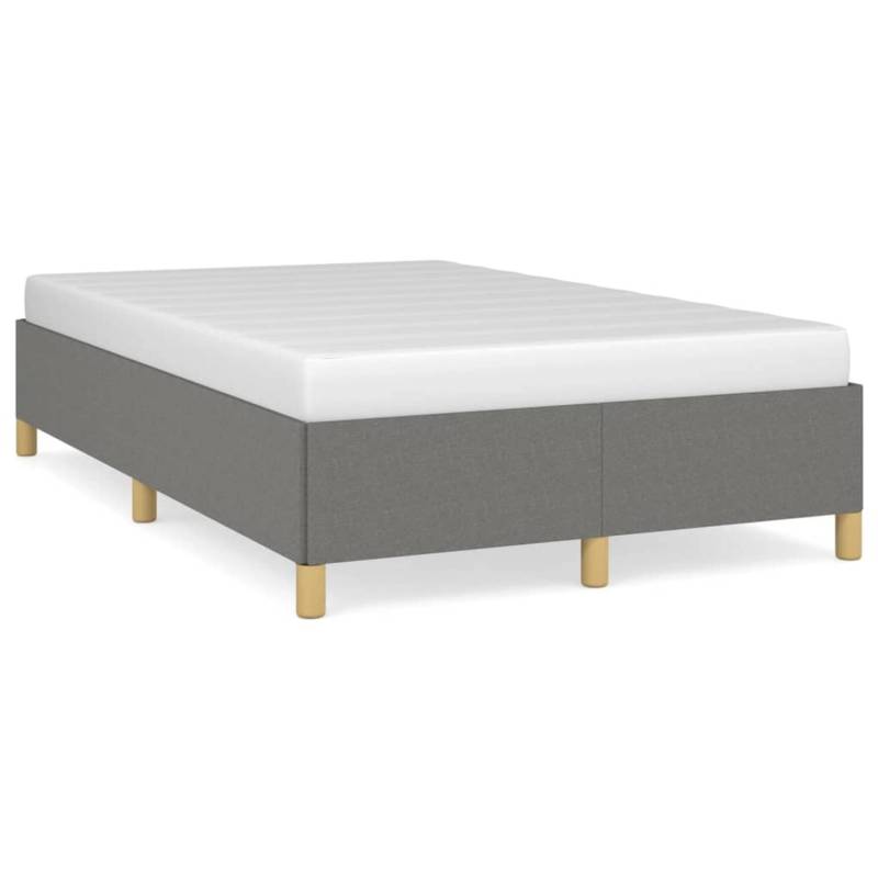 vidaXL Bettgestell Dunkelgrau 120x200 cm Stoff Modell 11397717 von VIDAXL