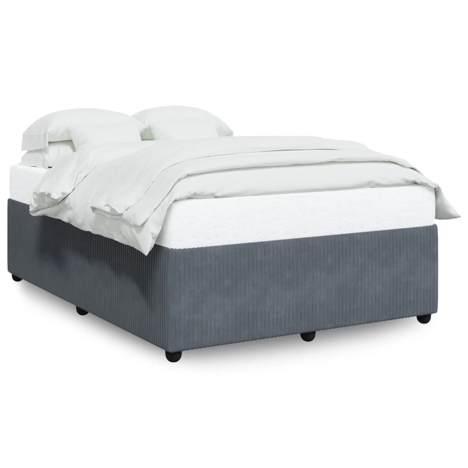 vidaXL Bettgestell Dunkelgrau 140x200 cm Samt Modell 32106368 vidaXL Bettgestell Dunkelgrau 140x200 cm Samt Modell 32106368 von VIDAXL