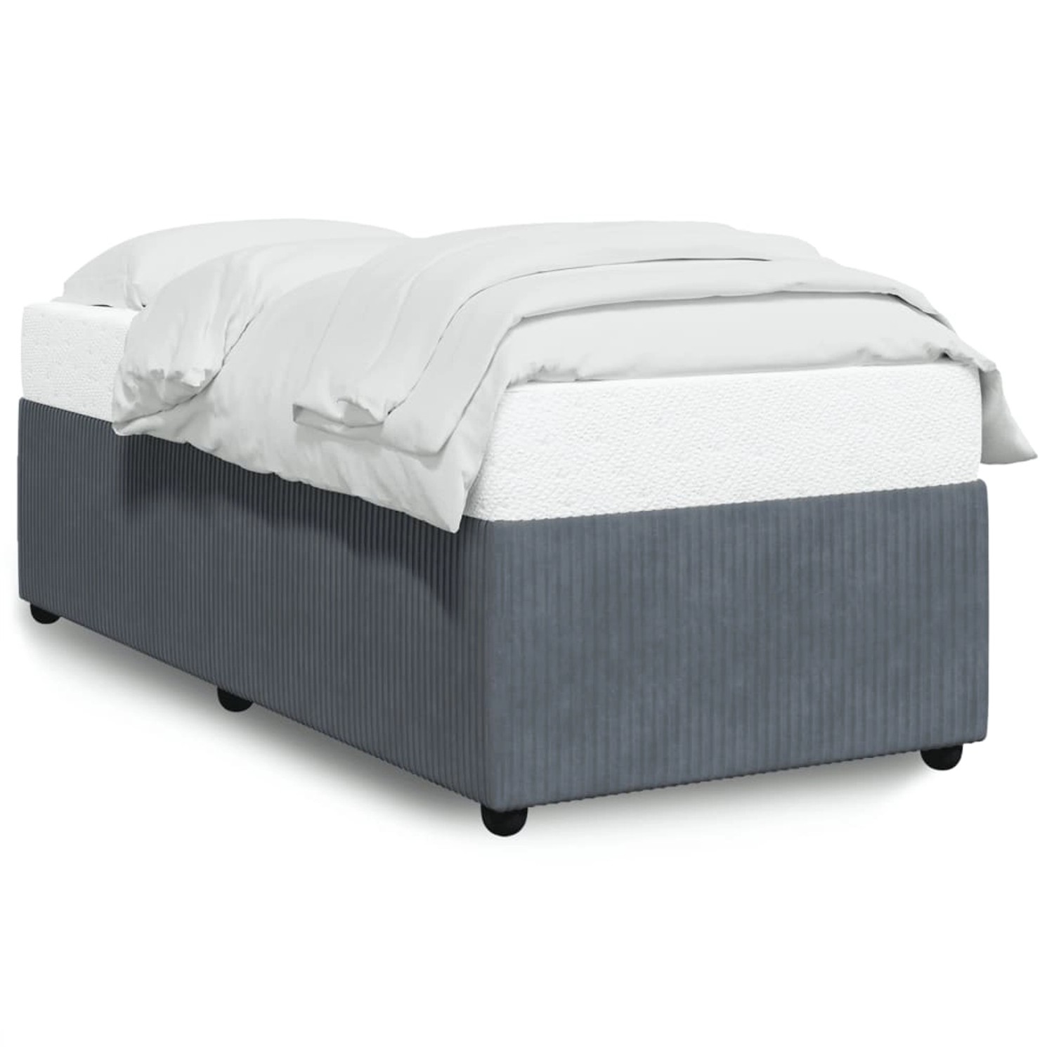vidaXL Bettgestell Dunkelgrau 80x200 cm Samt Modell 32106059 vidaXL Bettgestell Dunkelgrau 80x200 cm Samt Modell 32106059 von VIDAXL