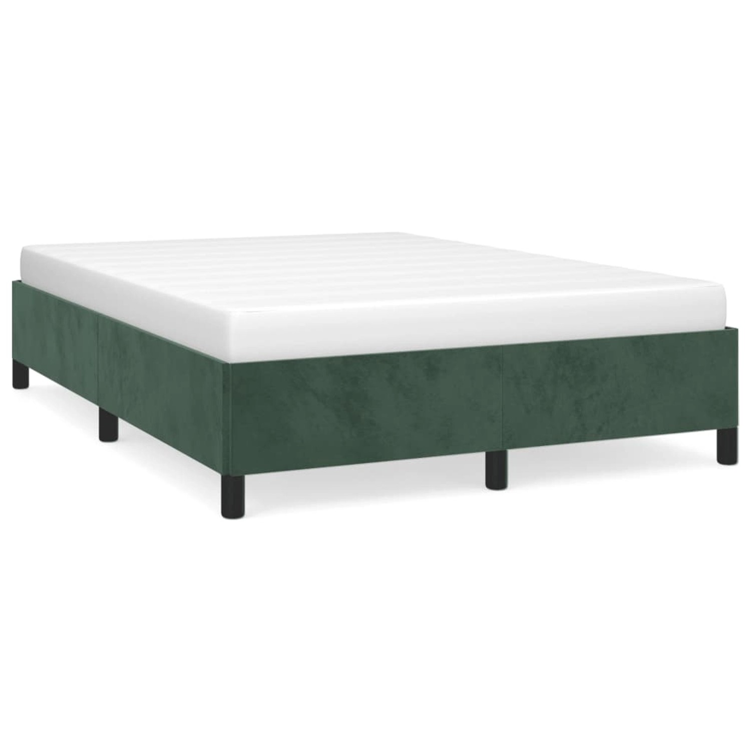 vidaXL Bettgestell Dunkelgrün 140x200 cm Samt Modell 21359324 vidaXL Bettgestell Dunkelgrün 140x200 cm Samt Modell 21359324 von VIDAXL