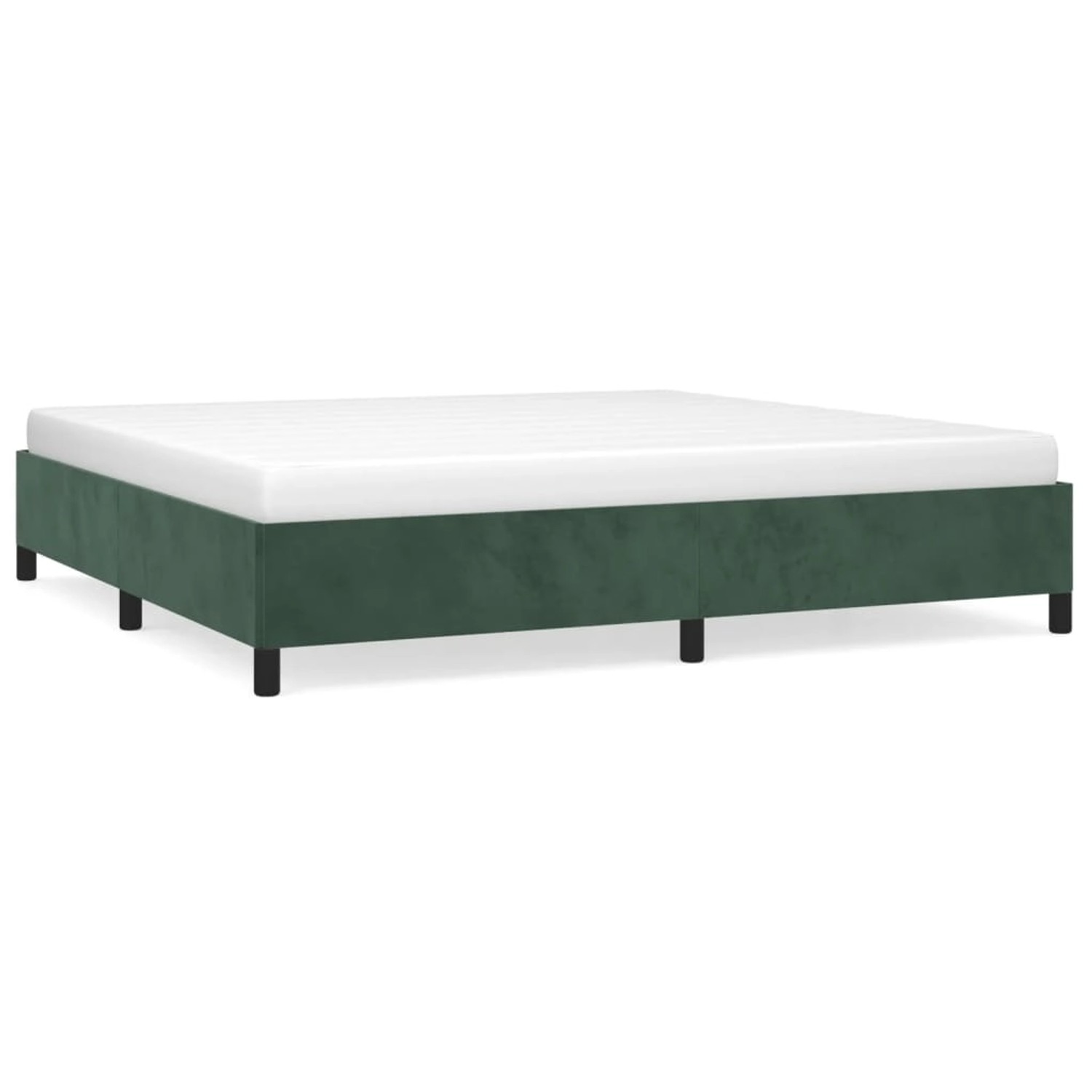 vidaXL Bettgestell Dunkelgrün 200x200 cm Samt Modell 21359266 vidaXL Bettgestell Dunkelgrün 200x200 cm Samt Modell 21359266 von VIDAXL