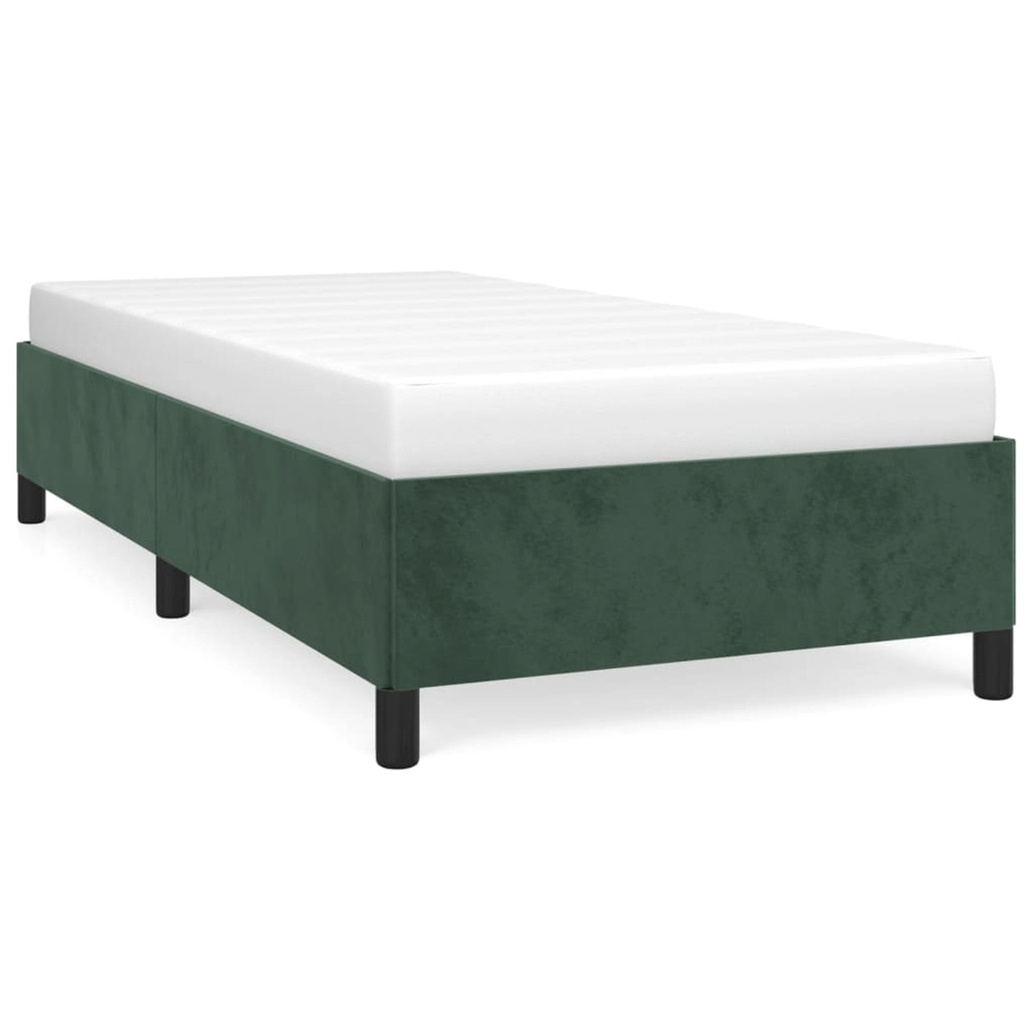 vidaXL Bettgestell Dunkelgrün 80x200 cm Samt Modell 21359673 vidaXL Bettgestell Dunkelgrün 80x200 cm Samt Modell 21359673 von VIDAXL