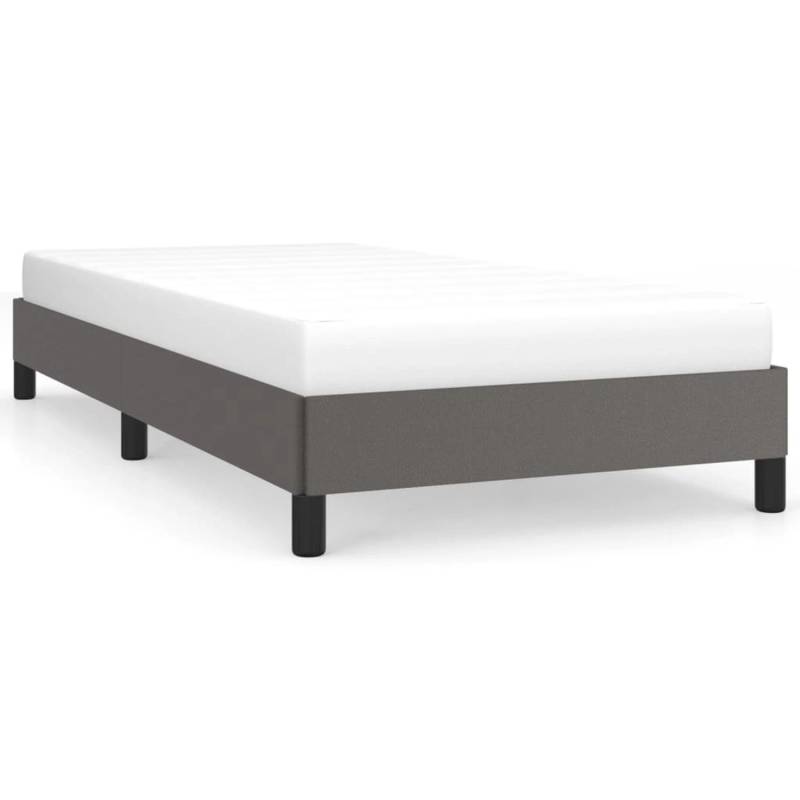vidaXL Bettgestell Grau 80x200 cm Kunstleder Modell 11368259 von VIDAXL