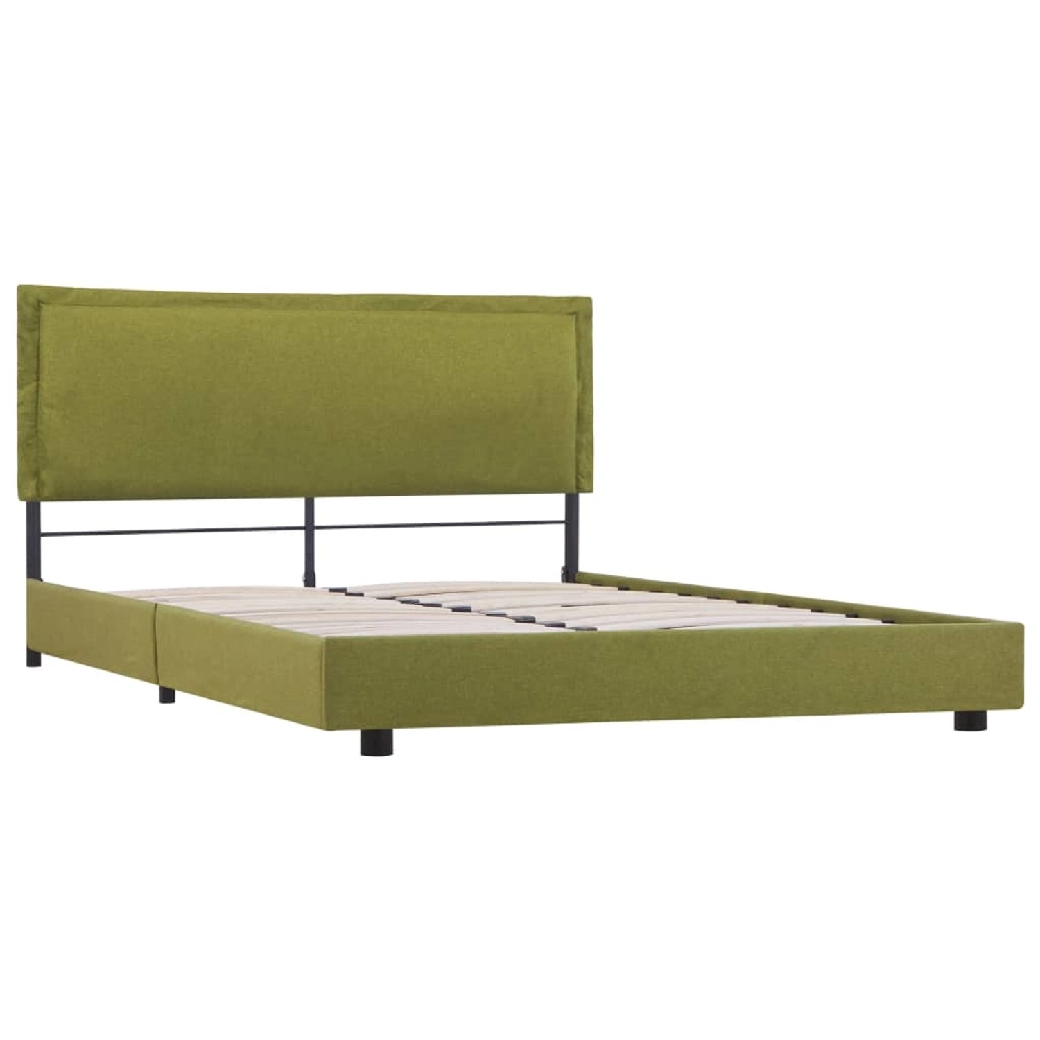 vidaXL Bettgestell Grün Stoff 140x200 cm Modell 1615828 vidaXL Bettgestell Grün Stoff 140x200 cm Modell 1615828 von VIDAXL