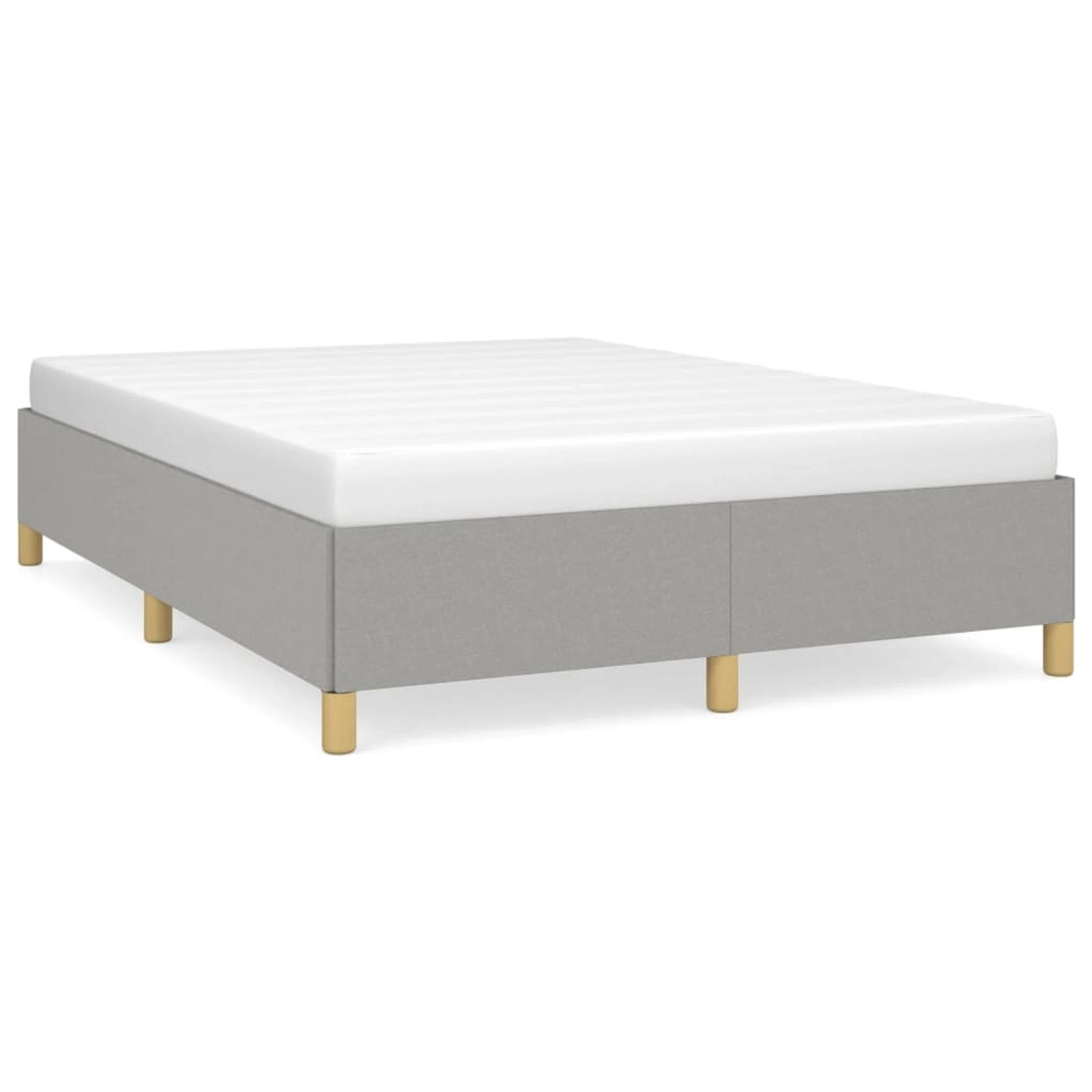 vidaXL Bettgestell Hellgrau 140x200 cm Stoff Modell 31397366 vidaXL Bettgestell Hellgrau 140x200 cm Stoff Modell 31397366 von VIDAXL