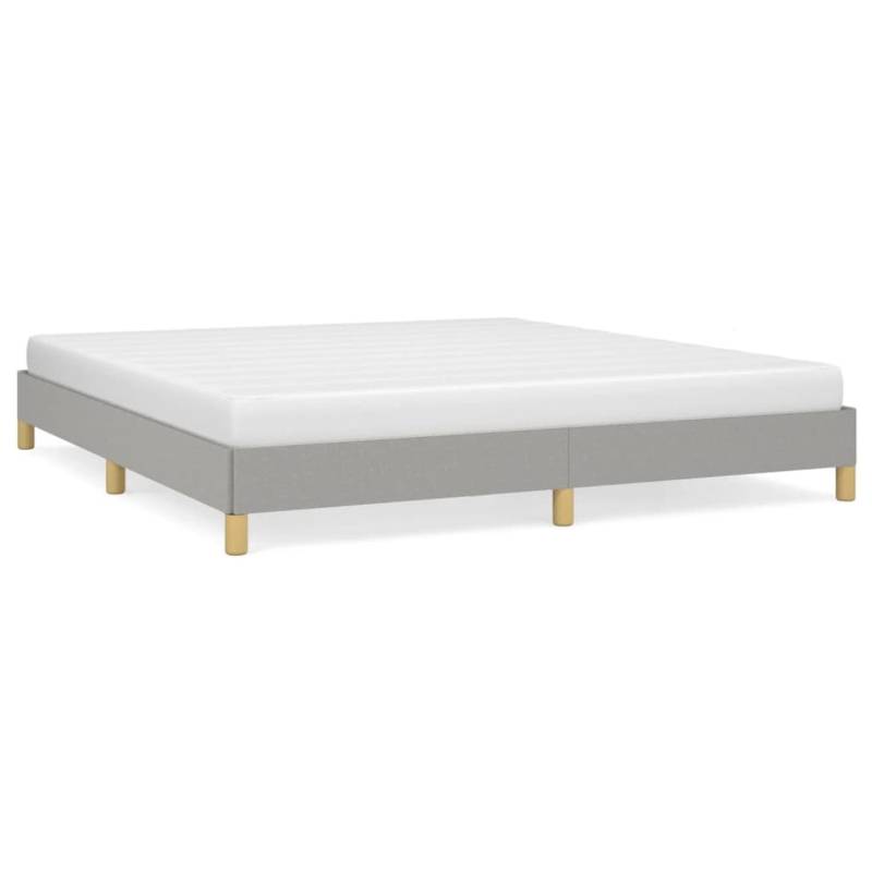 vidaXL Bettgestell Hellgrau 180x200 cm Stoff Modell 11397023 von VIDAXL