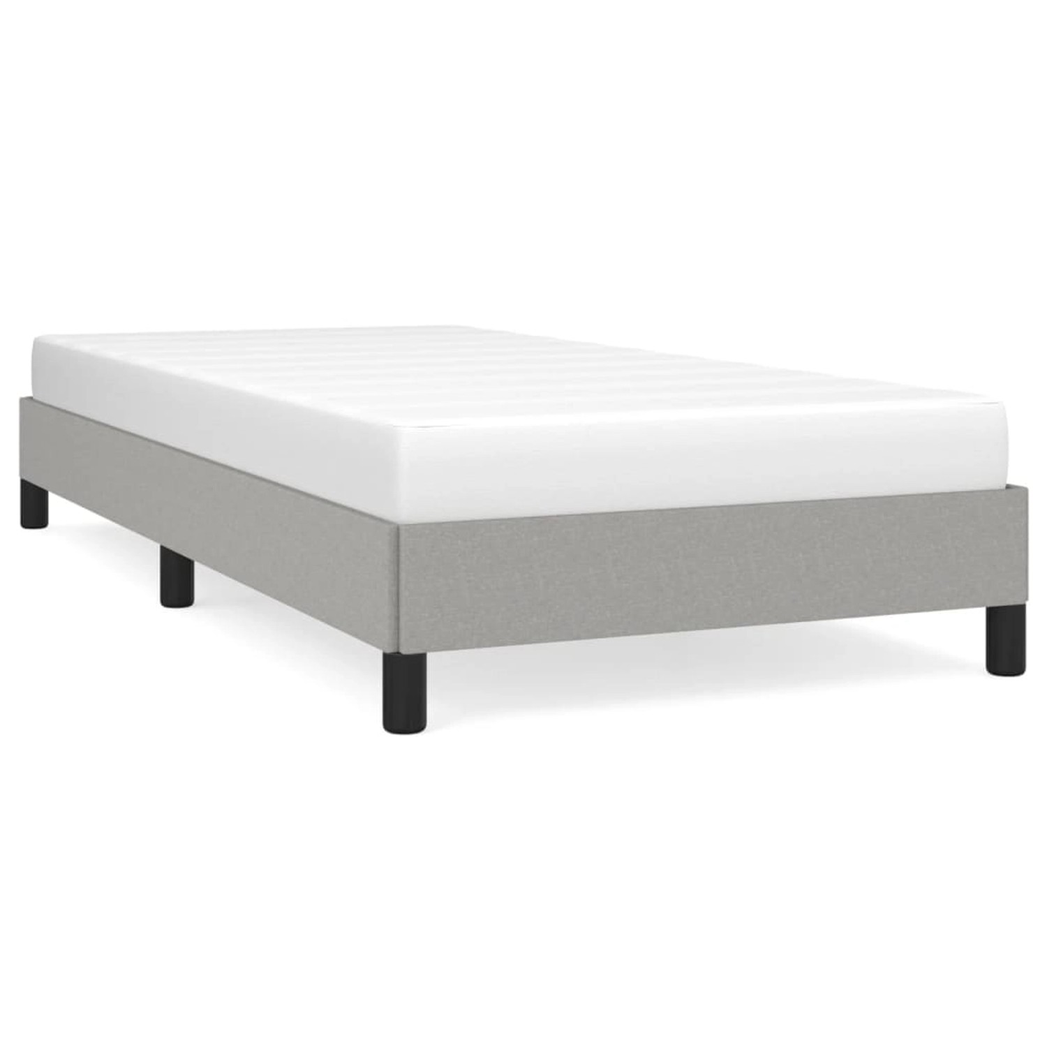 vidaXL Bettgestell Hellgrau 90x200 cm Stoff Modell 31398581 vidaXL Bettgestell Hellgrau 90x200 cm Stoff Modell 31398581 von VIDAXL