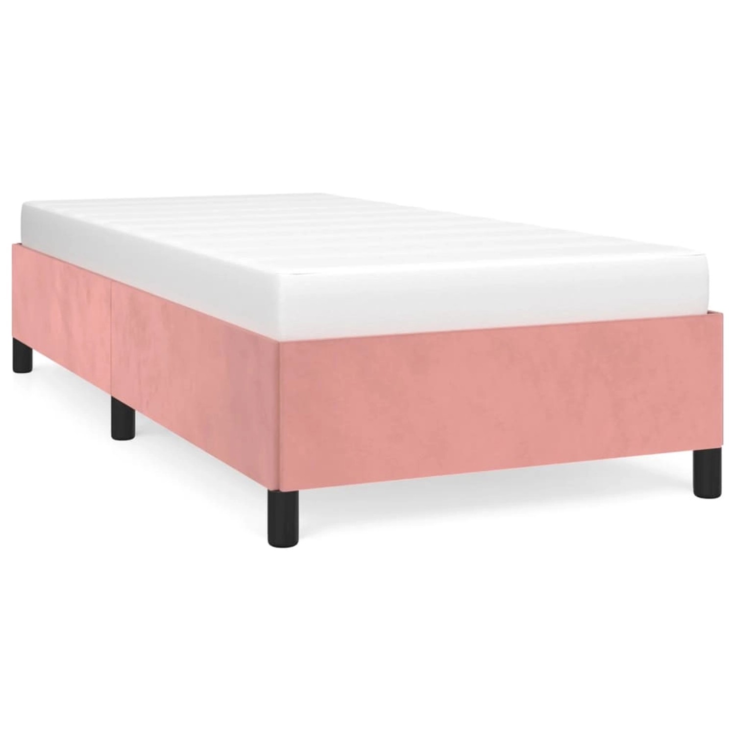 vidaXL Bettgestell Rosa 100x200 cm Samt Modell 11378722 vidaXL Bettgestell Rosa 100x200 cm Samt Modell 11378722 von VIDAXL