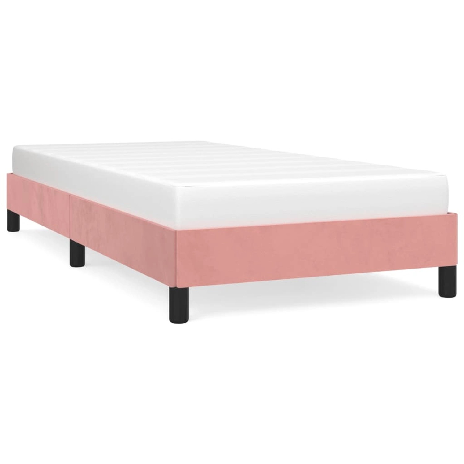 vidaXL Bettgestell Rosa 90x200 cm Samt Modell 21377071 vidaXL Bettgestell Rosa 90x200 cm Samt Modell 21377071 von VIDAXL