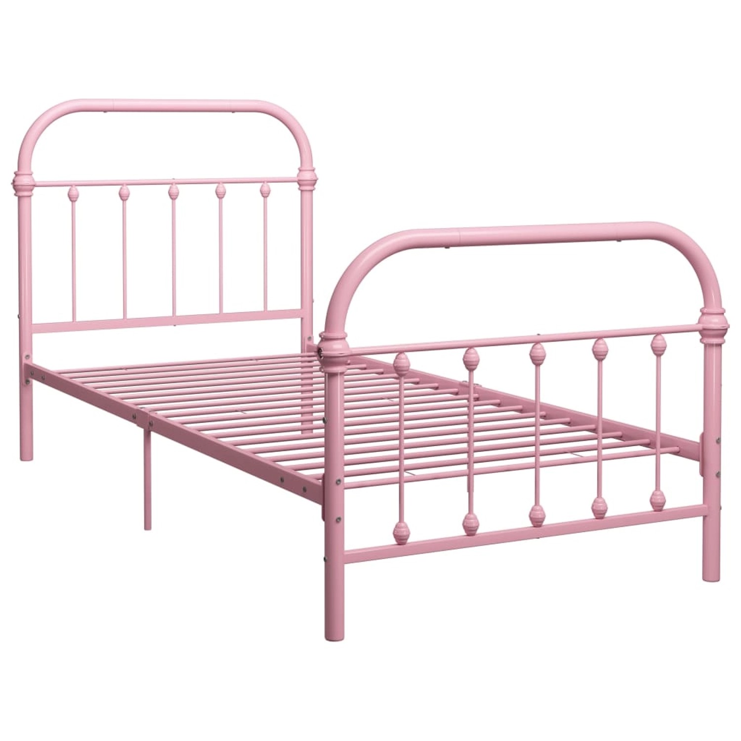 vidaXL Bettgestell Rosa Metall 100 x 200 cm618280 vidaXL Bettgestell Rosa Metall 100 x 200 cm618280 von VIDAXL