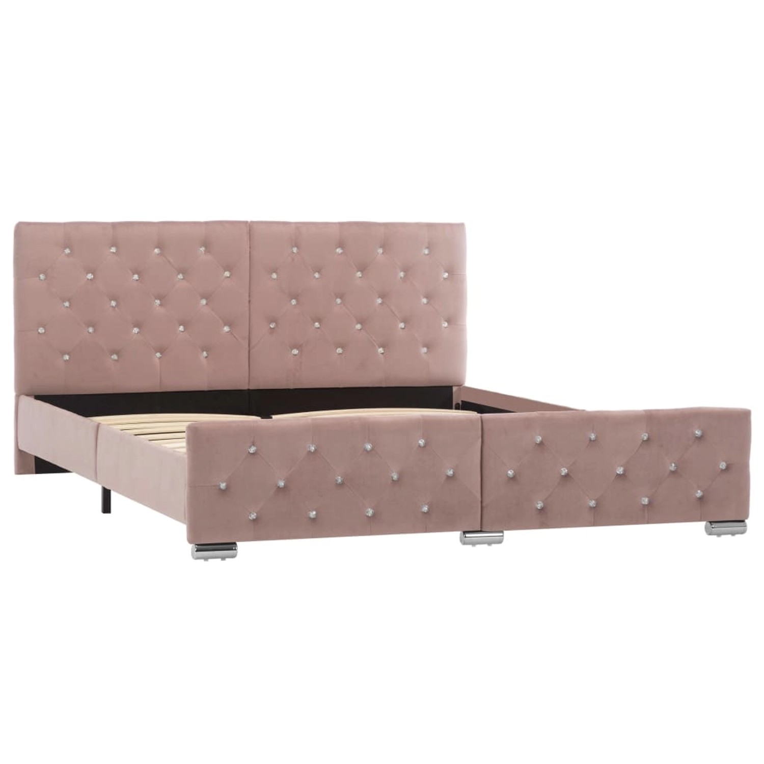 vidaXL Bettgestell Rosa Samt 160x200 cm Modell 3620546 vidaXL Bettgestell Rosa Samt 160x200 cm Modell 3620546 von VIDAXL