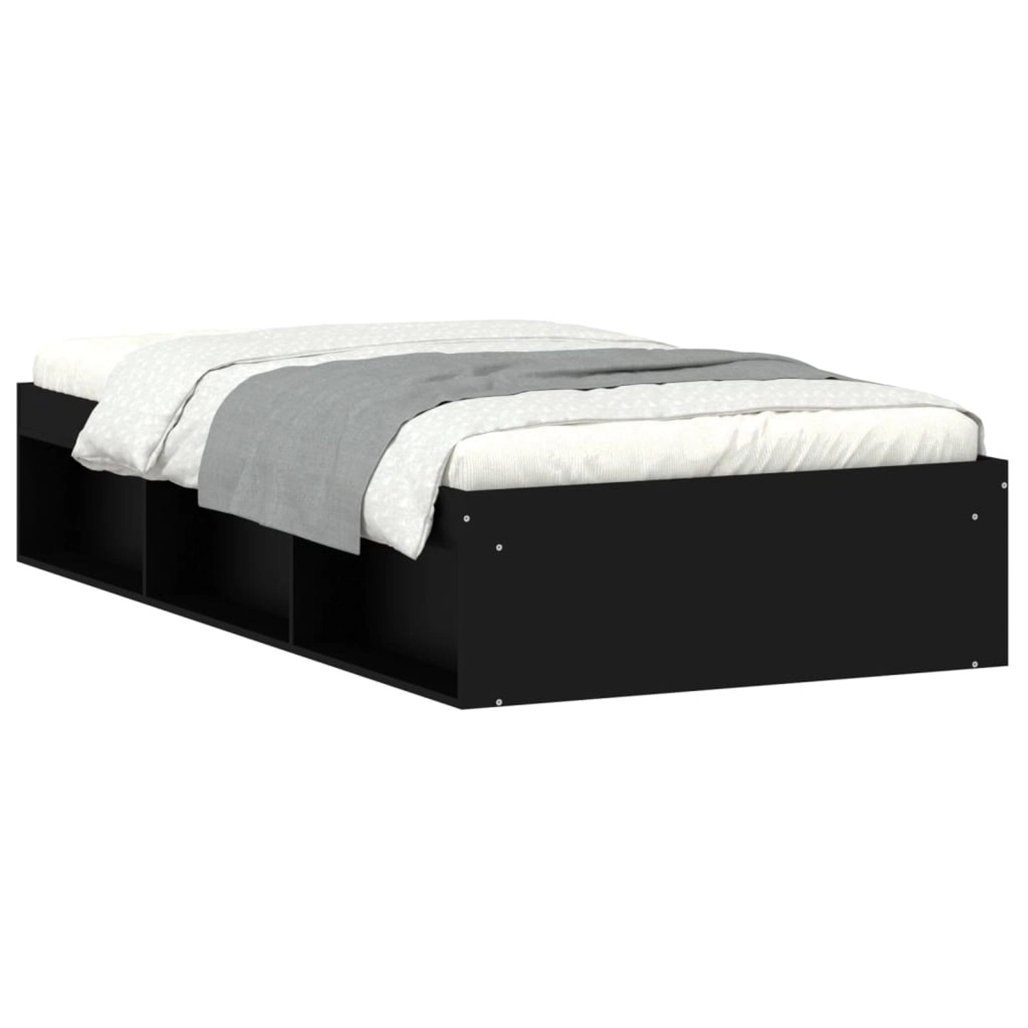 vidaXL Bettgestell Schwarz 100x200 cm1909027 vidaXL Bettgestell Schwarz 100x200 cm1909027 von VIDAXL