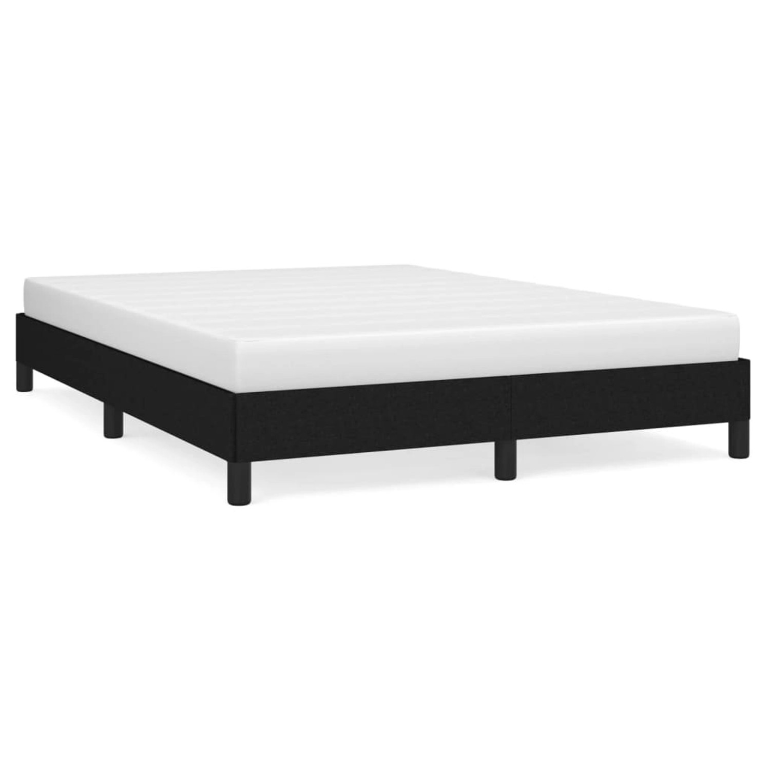 vidaXL Bettgestell Schwarz 140x190 cm Stoff Modell 21347630 vidaXL Bettgestell Schwarz 140x190 cm Stoff Modell 21347630 von VIDAXL