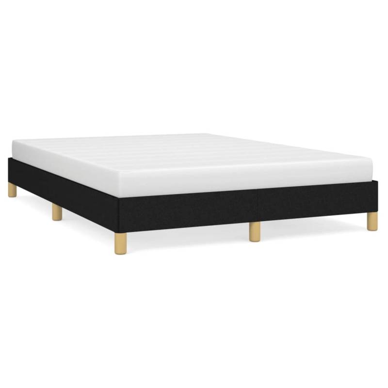 vidaXL Bettgestell Schwarz 160x200 cm Stoff Modell 21397702 von VIDAXL