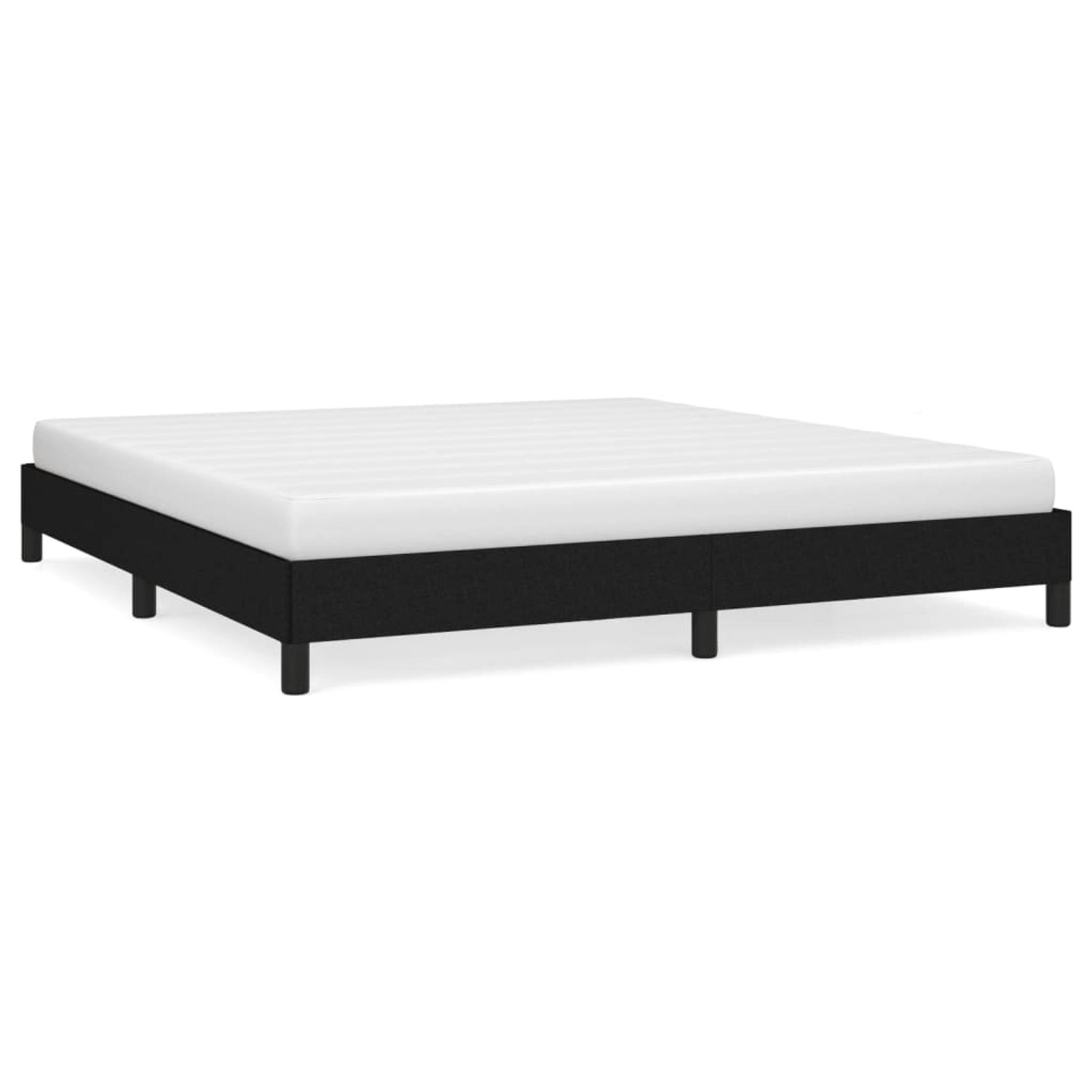 vidaXL Bettgestell Schwarz 160x200 cm Stoff Modell 31397560 vidaXL Bettgestell Schwarz 160x200 cm Stoff Modell 31397560 von VIDAXL