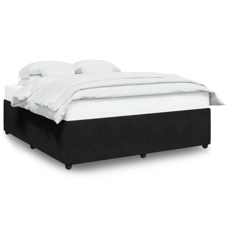 vidaXL Bettgestell Schwarz 180x200 cm Samt Modell 32107102 von VIDAXL