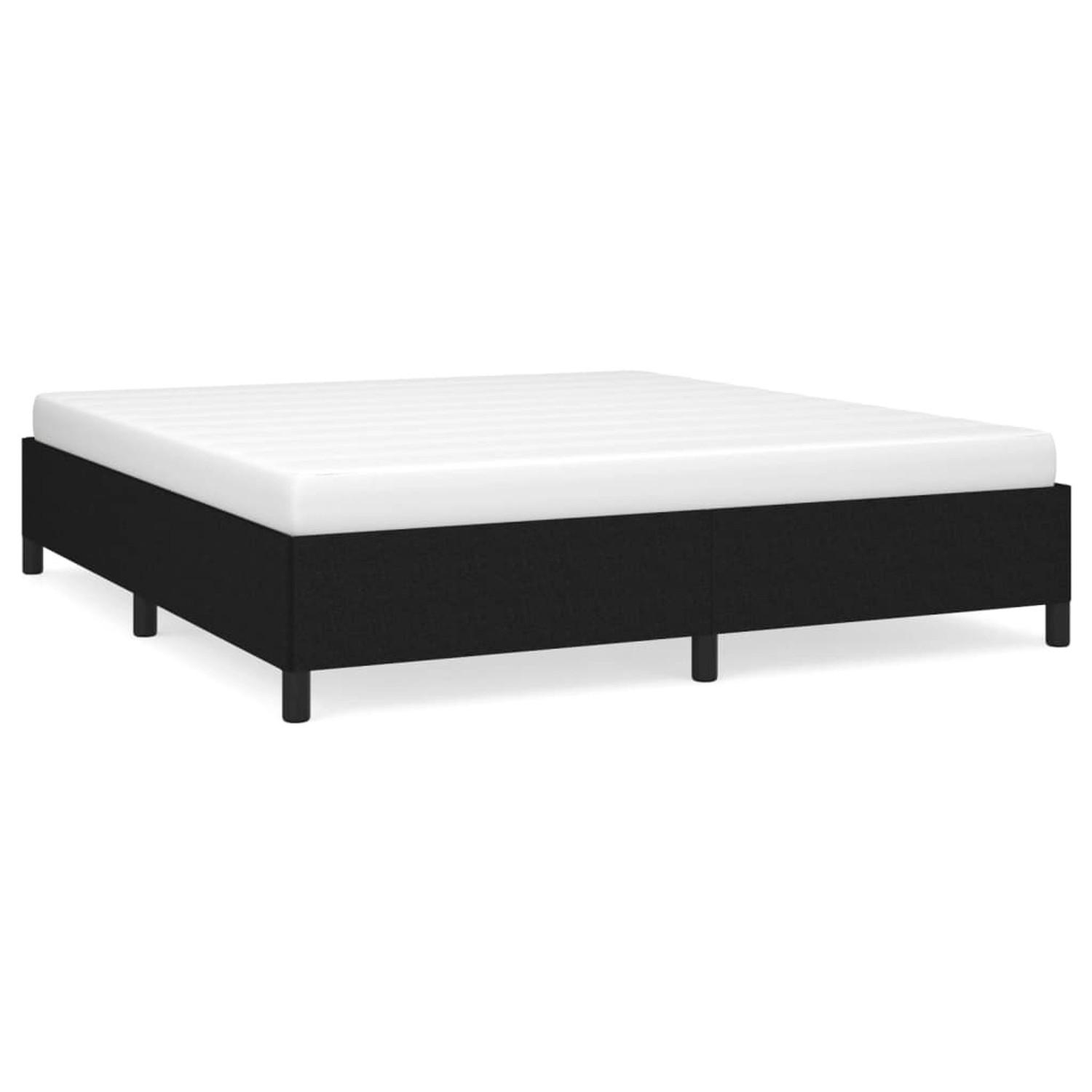 vidaXL Bettgestell Schwarz 180x200 cm Stoff Modell 11370954 vidaXL Bettgestell Schwarz 180x200 cm Stoff Modell 11370954 von VIDAXL